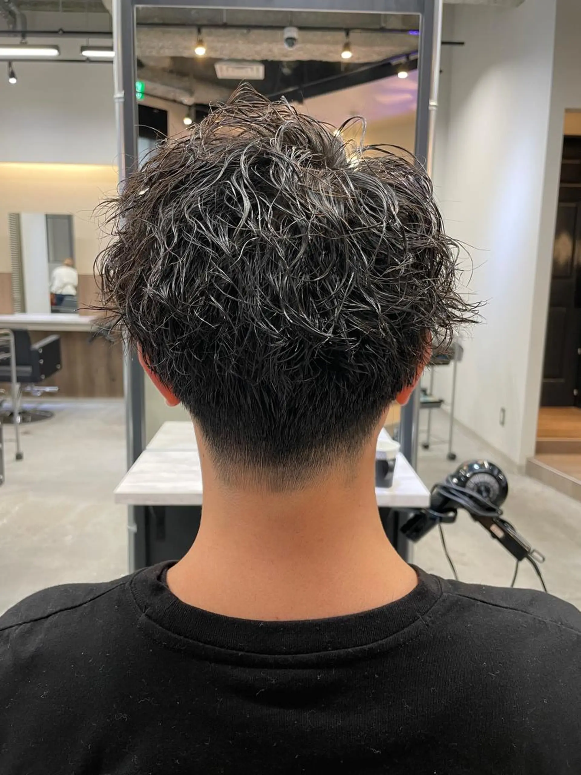 メンズ メンズパーマ カット パーマ 福永速人 /メンズパーマのヘアスタイル