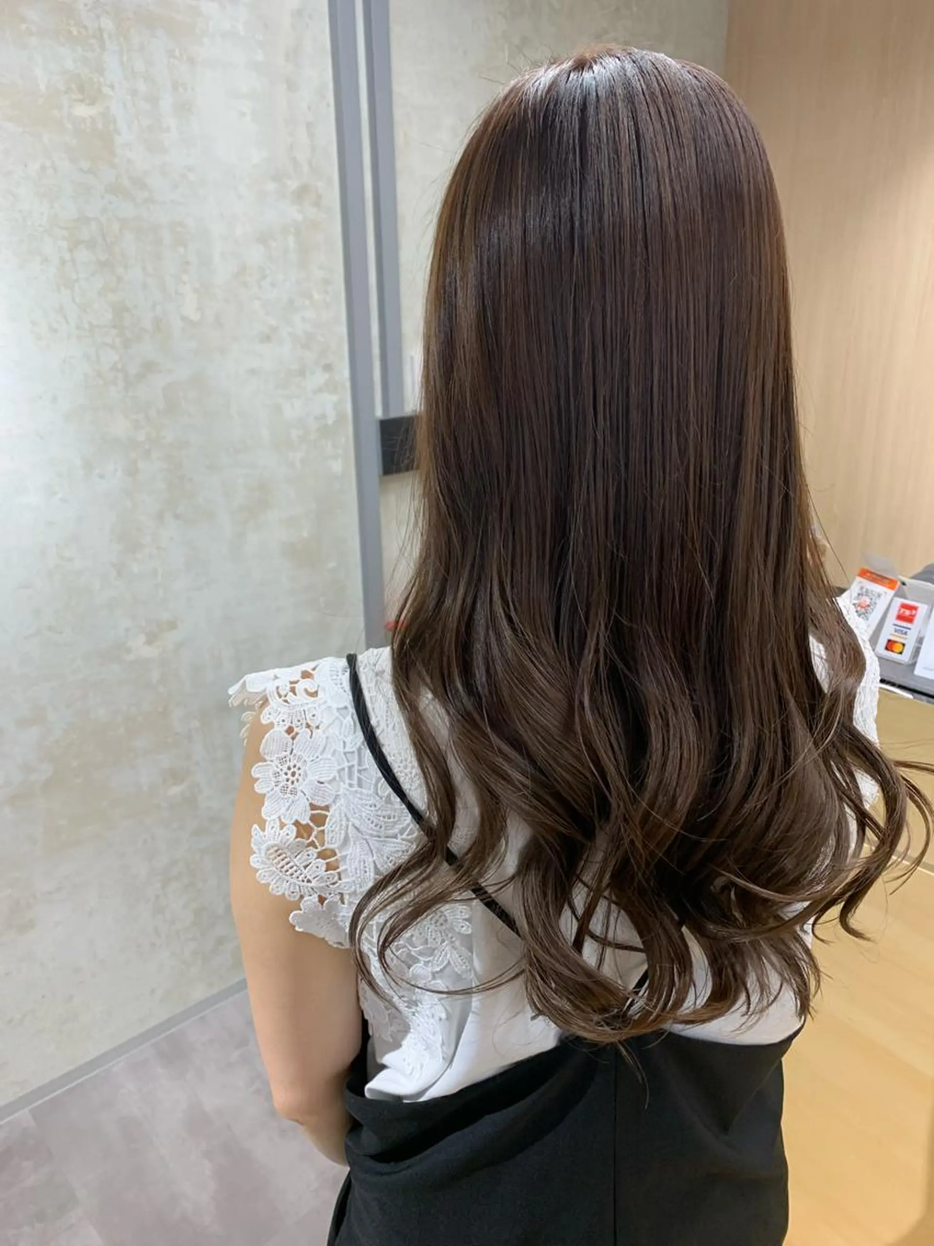 セミロング カラー カット ヘアカラー トリートメント ルーチェヘアー 北摂エリアNo.1のヘアスタイル