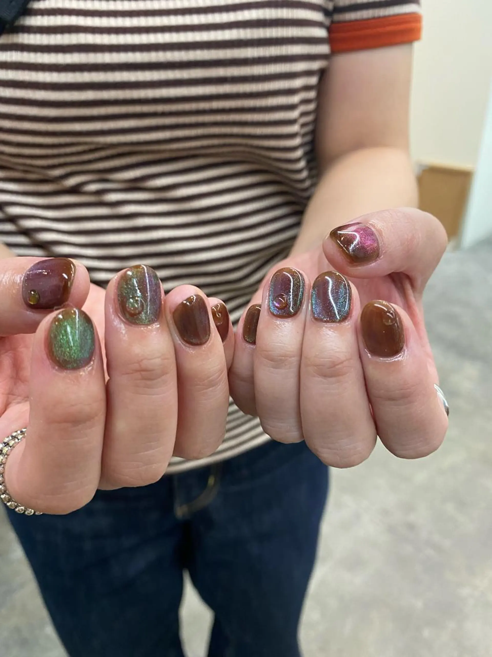 ネイル マグネットネイル ハンドネイル nable.所属・栗林 実莉のネイルデザイン