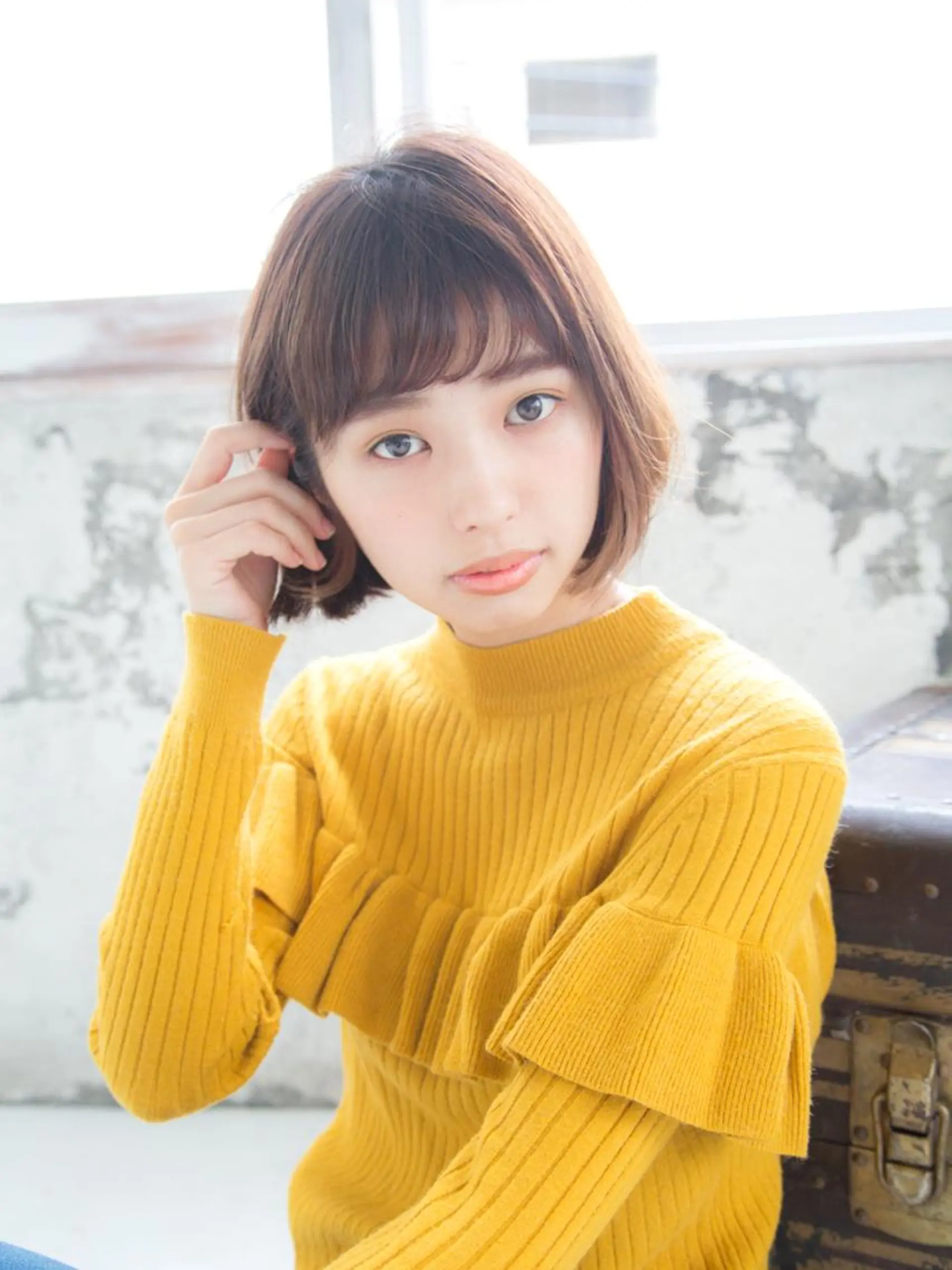 ショート カラー 池袋センターパート No.1 裕大のヘアスタイル