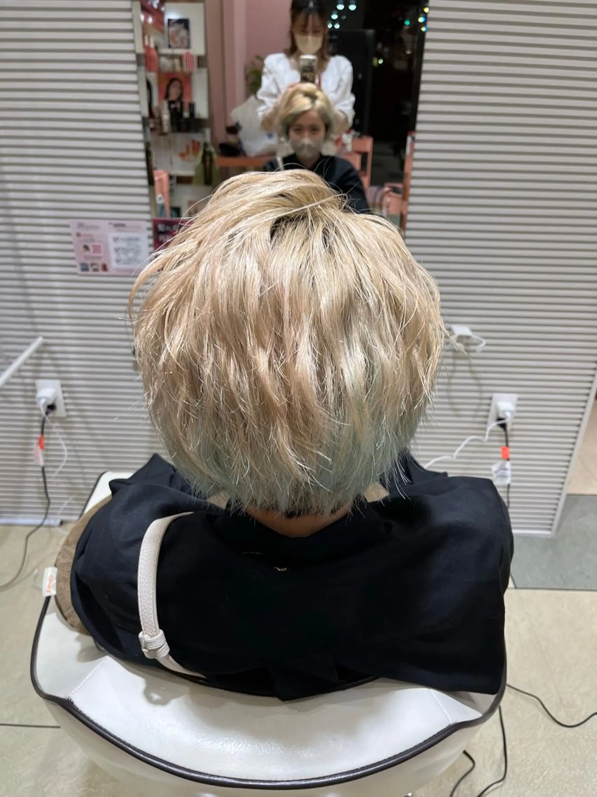 ショート 韓国風カラー ボブ ハイライト 髪質改善 韓国風ヘア ボヌールソレイユ所属・☁️彦坂唯有/ 透明感カラー☁️のヘアスタイル