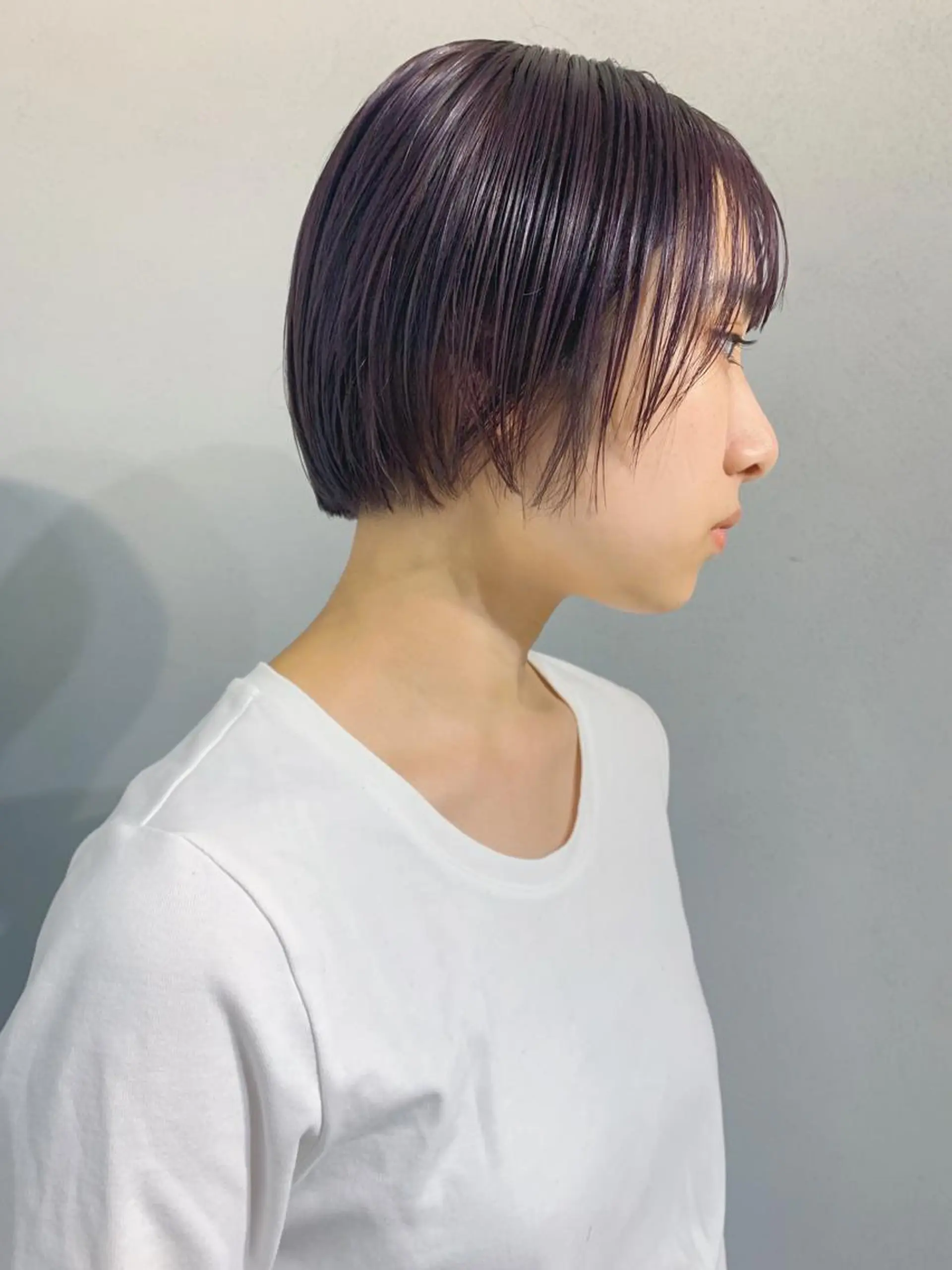 ショート カラー ボブパーマコテ巻き風 パーマNo1深江秀平のヘアスタイル