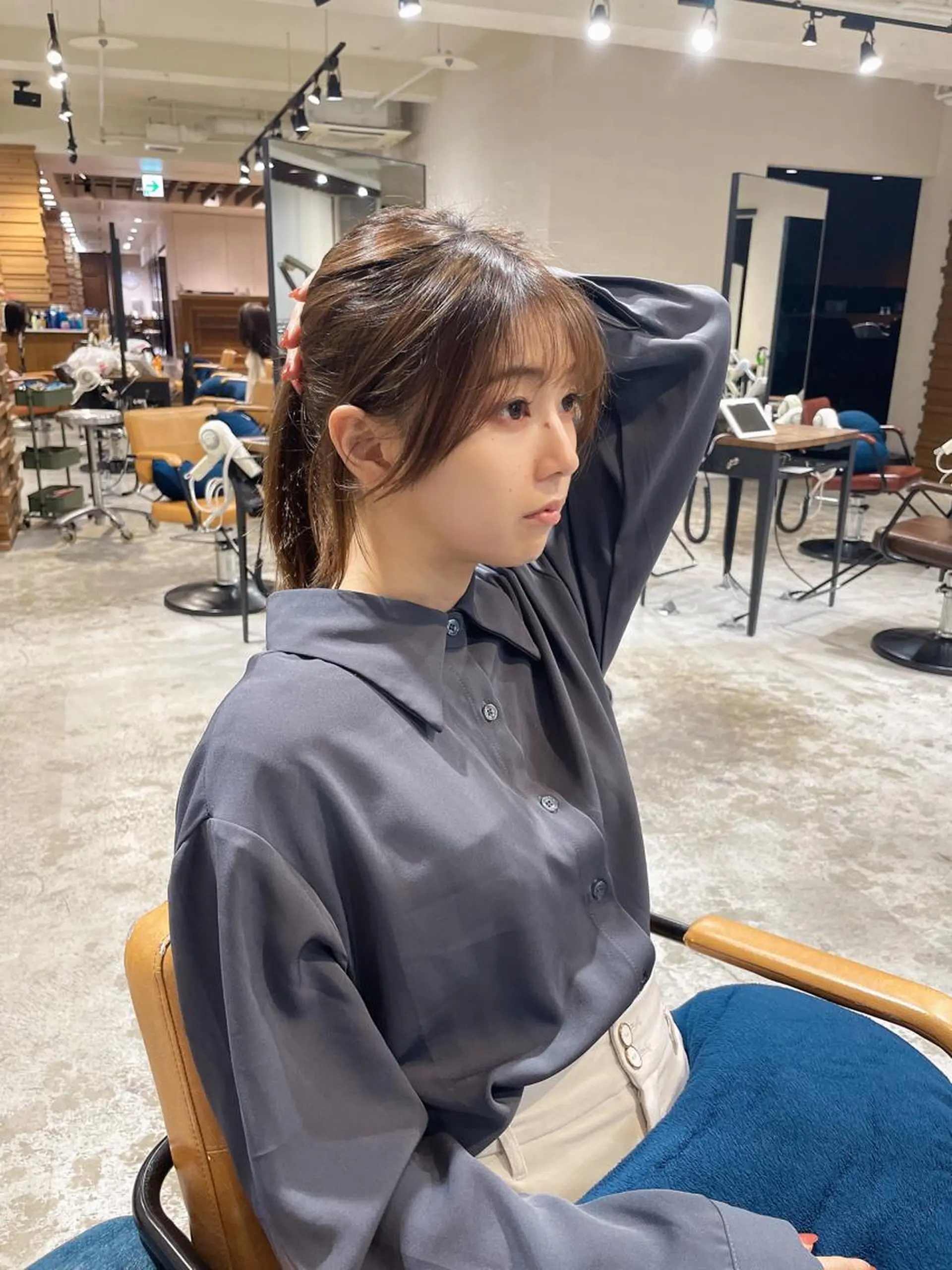 セミロング 小顔カット ガレリアエレガンテ栄店所属・ウルフカット/ ハッシュカット/山路のヘアスタイル