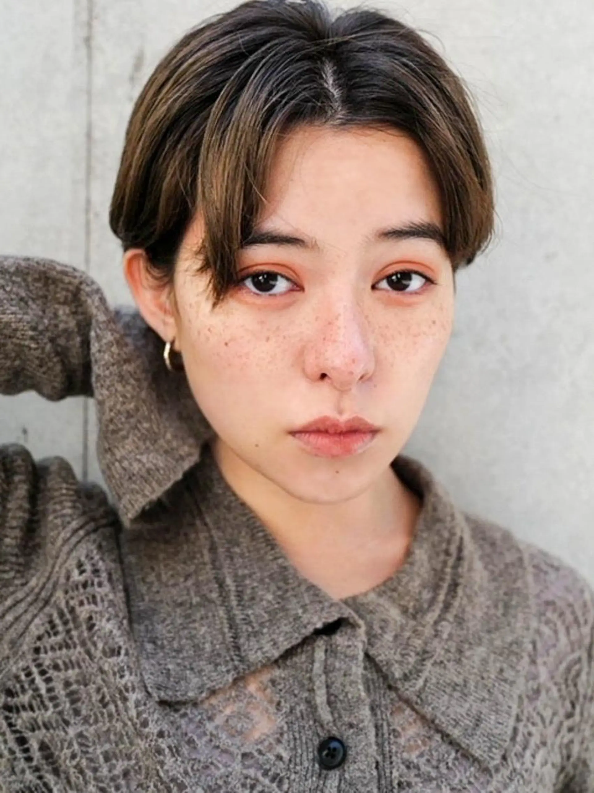 ショート カラー ヘアアレンジ cecil hair 難波店所属・髪質改善透明感カラー /SHOGO☀️のヘアスタイル