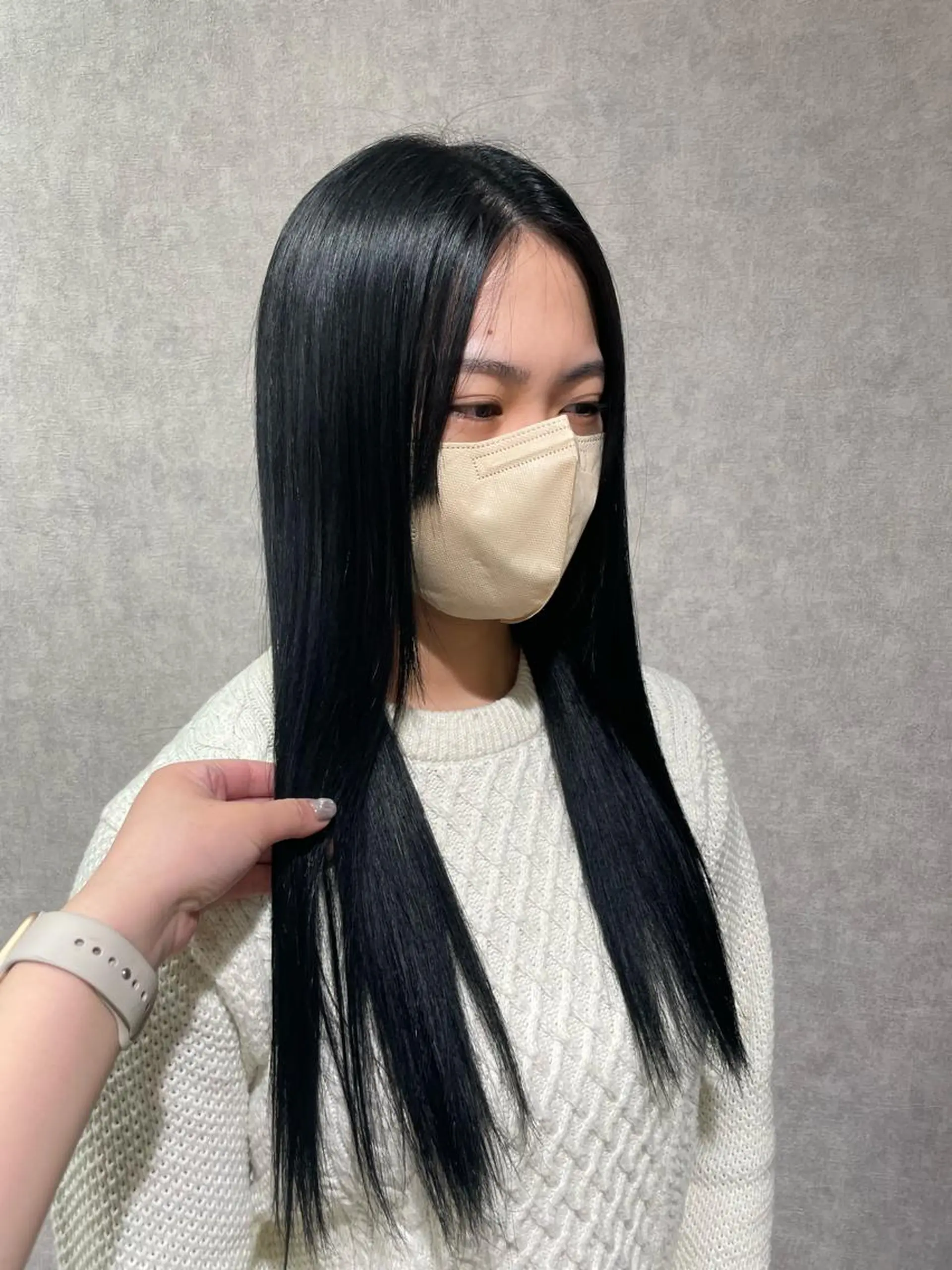 カラー ミツキ/ 透明感カラー/セットのヘアスタイル