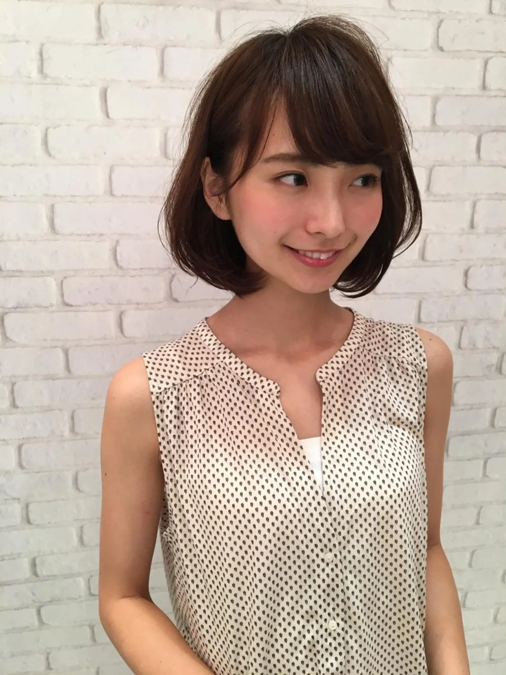 ショート カラー パーマ THE DAY所属・AKI HASHIMOTOのヘアスタイル