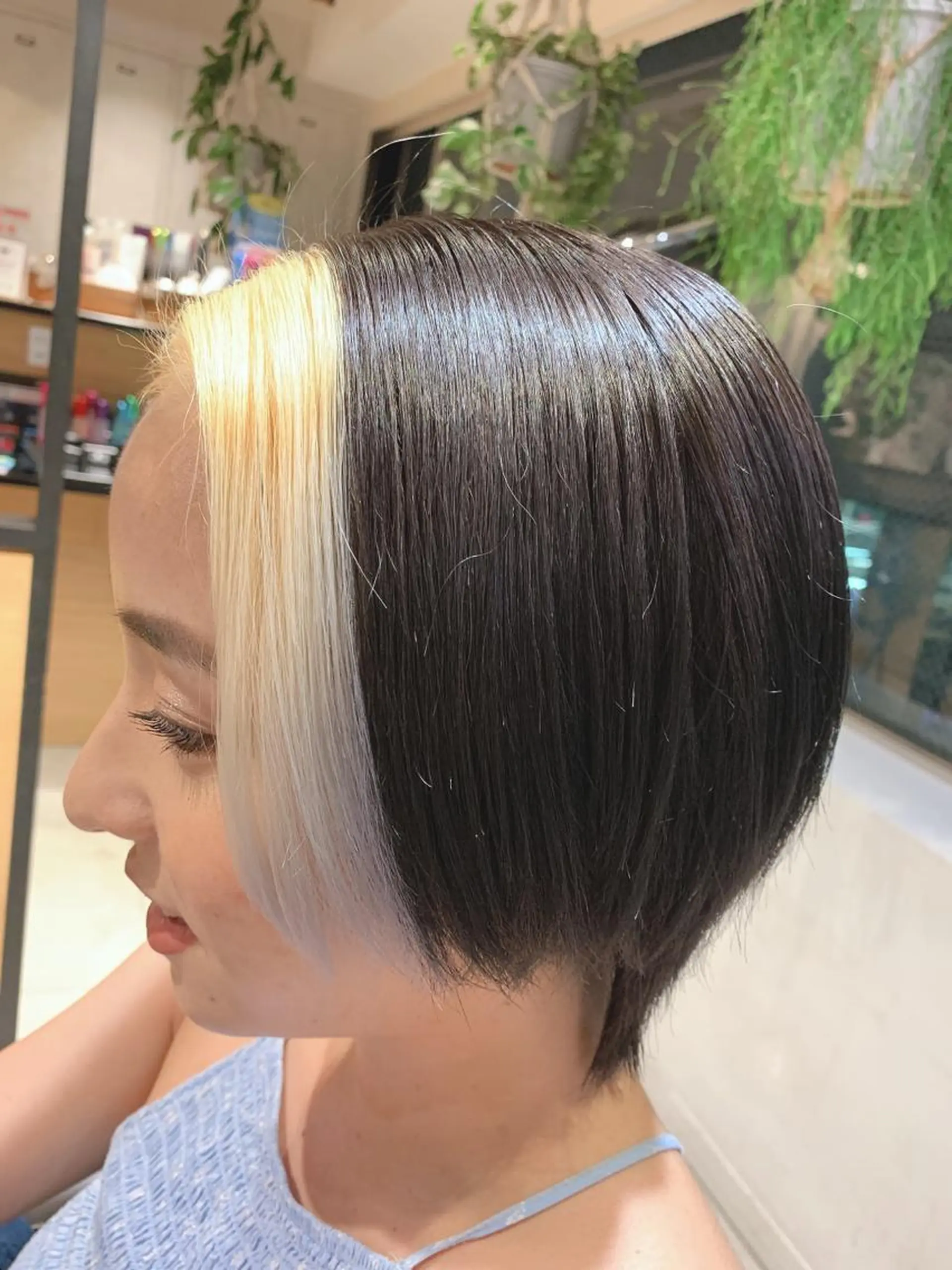 ショート カラー 🌿earth亀有店 【緑髪のノブ】🌿のヘアスタイル