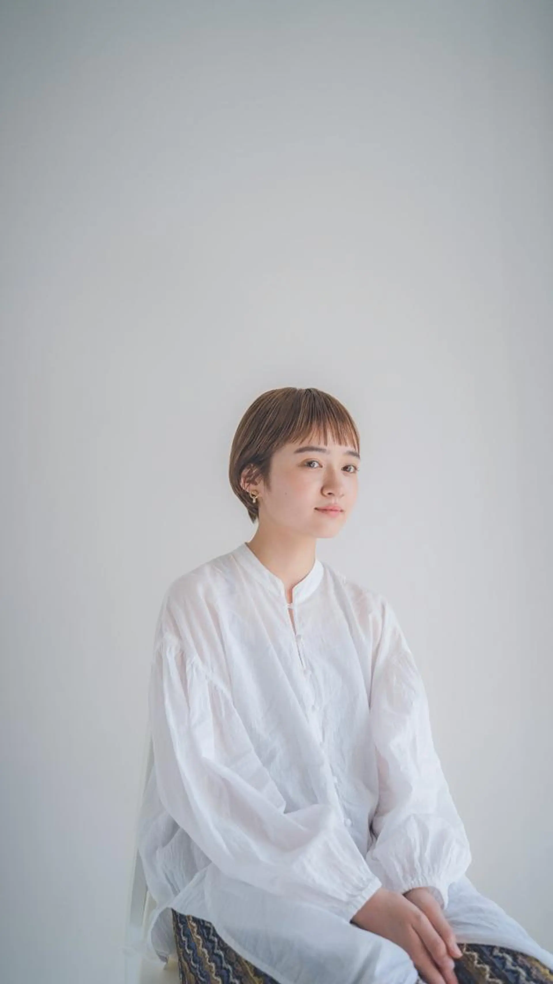 ショート カラー THE DAY所属・AKI HASHIMOTOのヘアスタイル