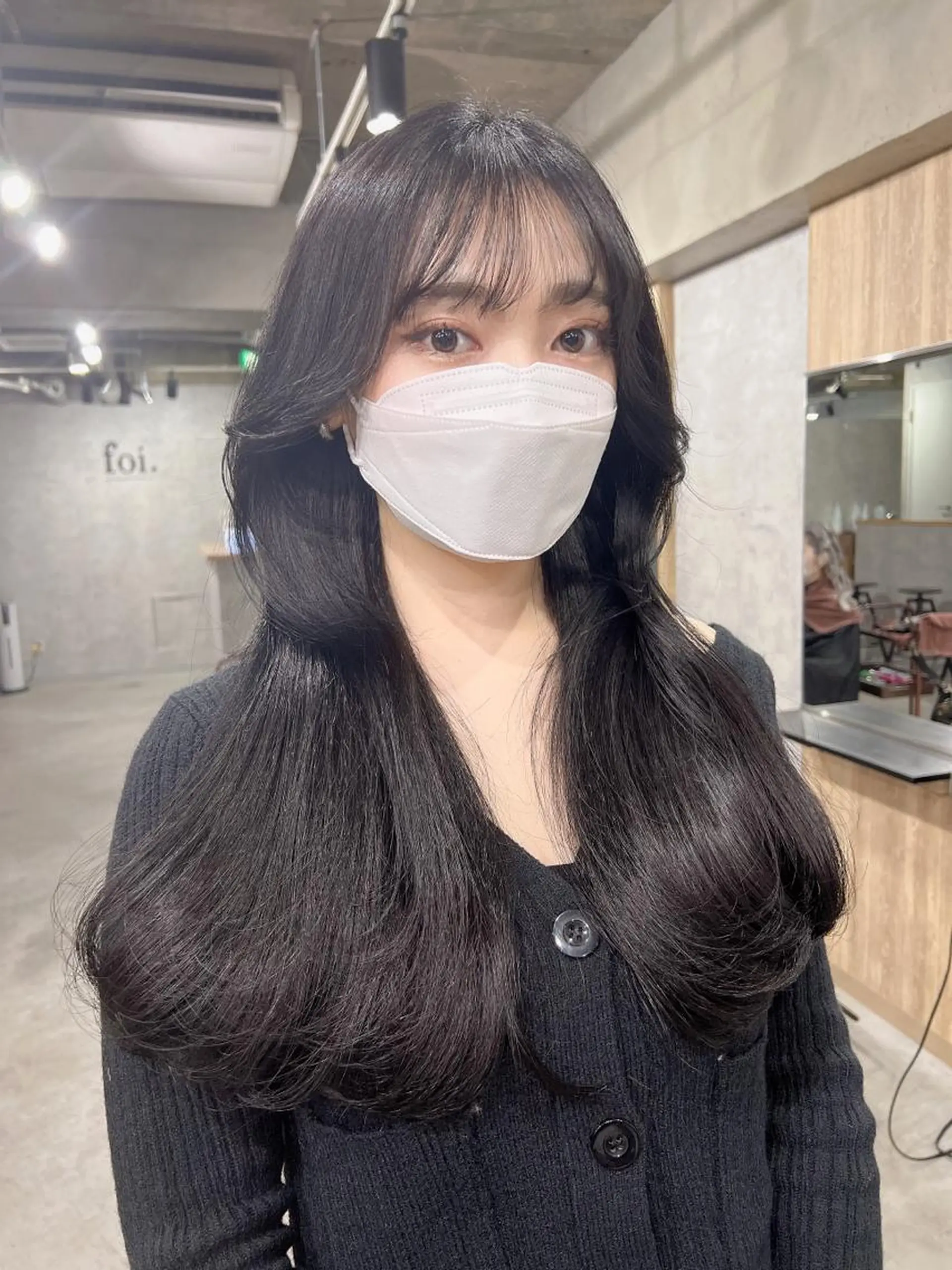 ロング カラー 韓国レイヤー/ 顔周り💕田中将吾のヘアスタイル