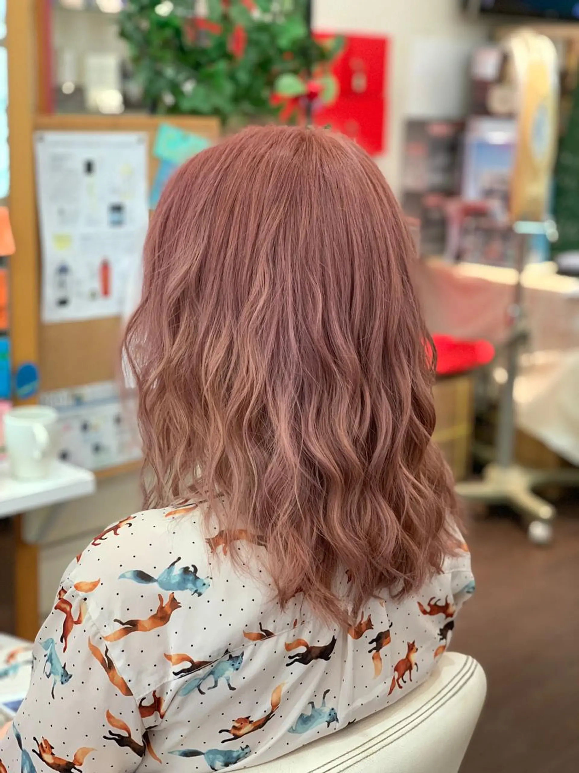 セミロング ヘアカラー トリートメント たけい ゆうきのヘアスタイル