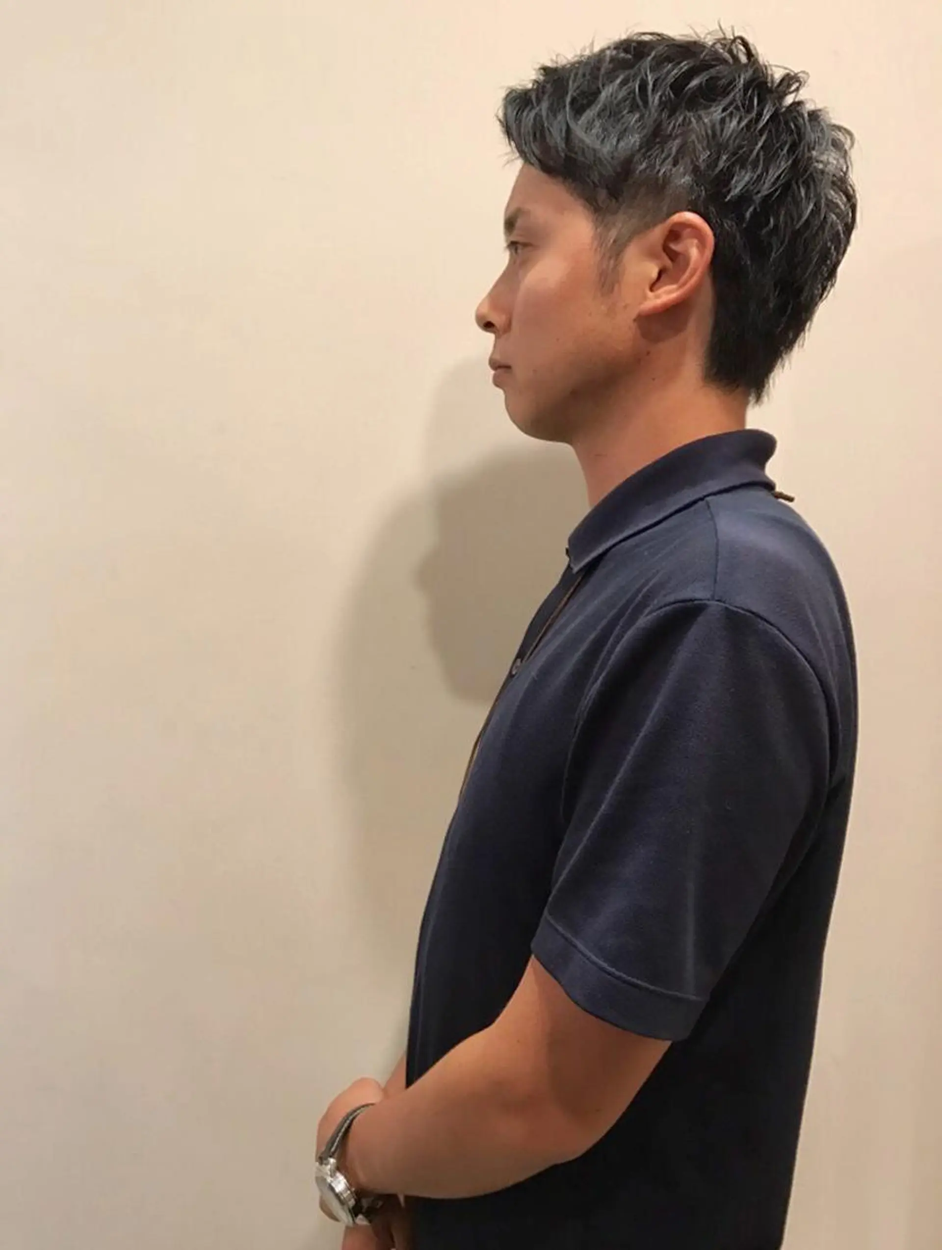 ショート メンズ アップバング ビジネス ショートヘア skin所属・中村 梨沙のマツエク・マツパデザイン