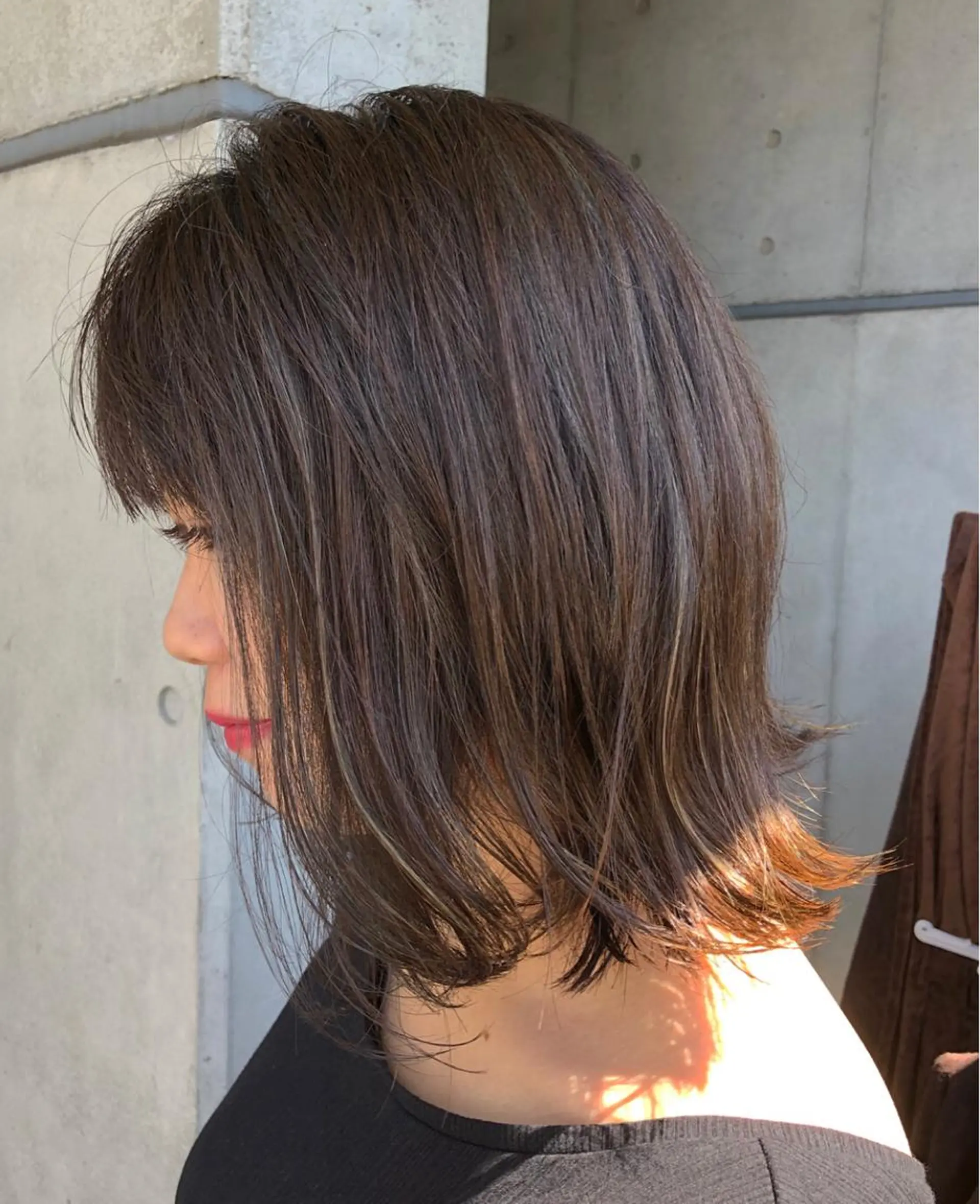 ミディアム カラー ヘアアレンジ 🍊千葉 未来🍊店長のヘアスタイル