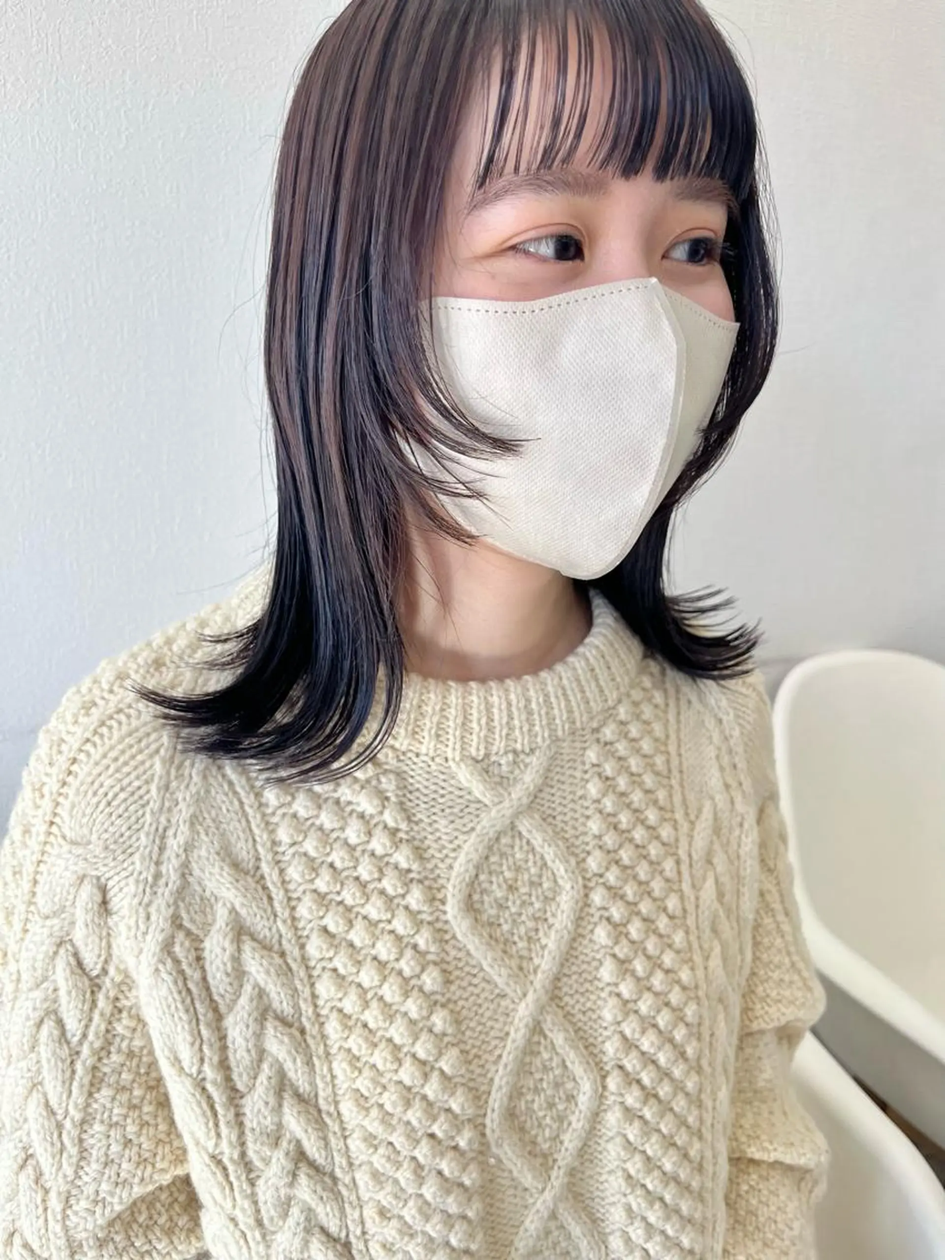 ミディアム カラー カット ヘアカラー トリートメント 🌼sunc HINAMI🌼のヘアスタイル