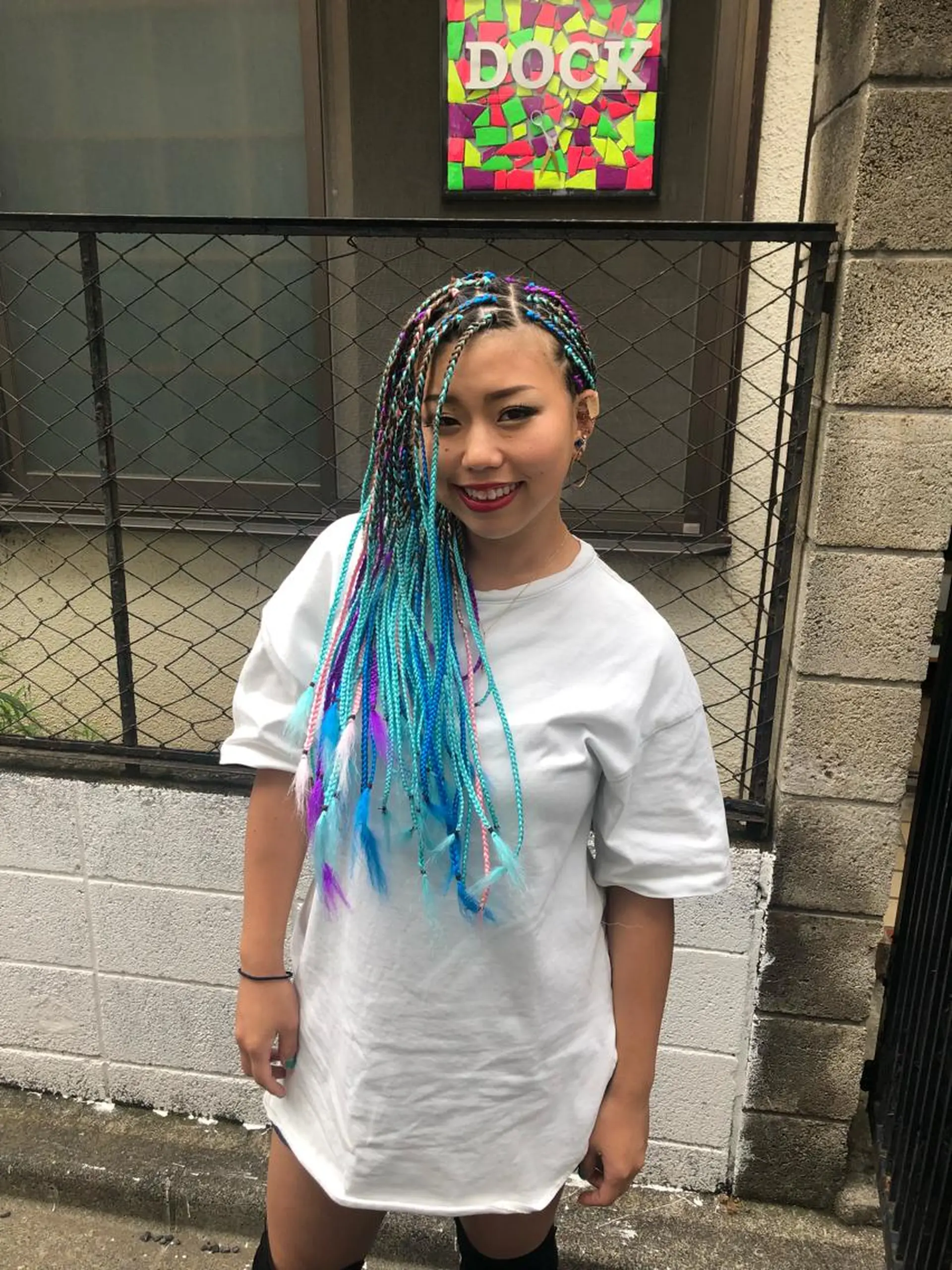 ロング パープルカラー 特殊ヘア師 /TANIのヘアスタイル