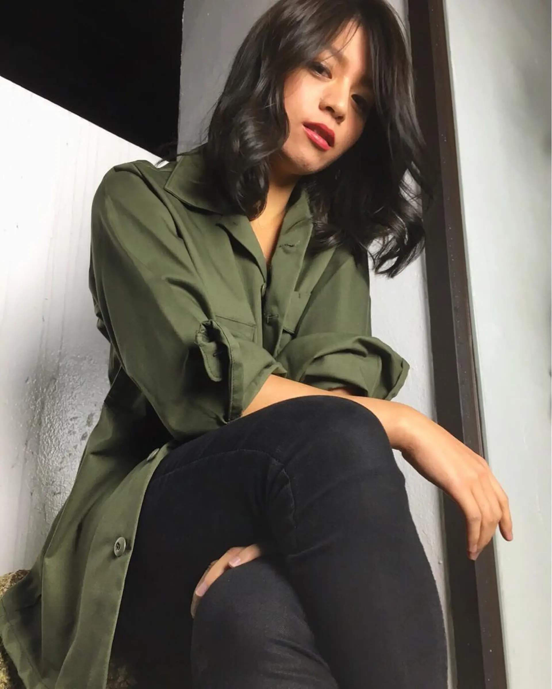 セミロング ロング カラー アッシュ カットが得意 🫧ショートボブ🫧のヘアスタイル