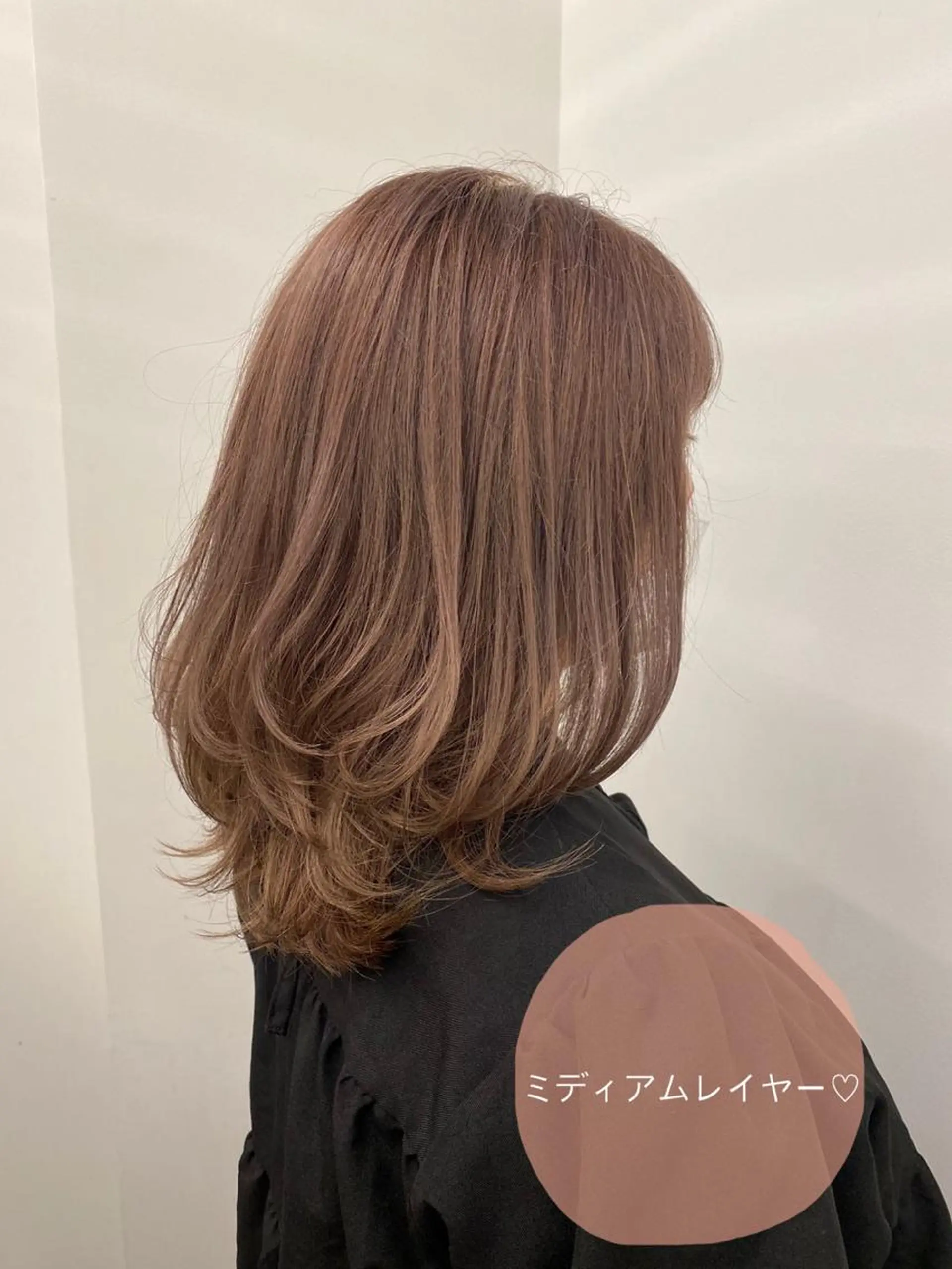 ミディアム fons'所属・ナガイ アヤのヘアスタイル