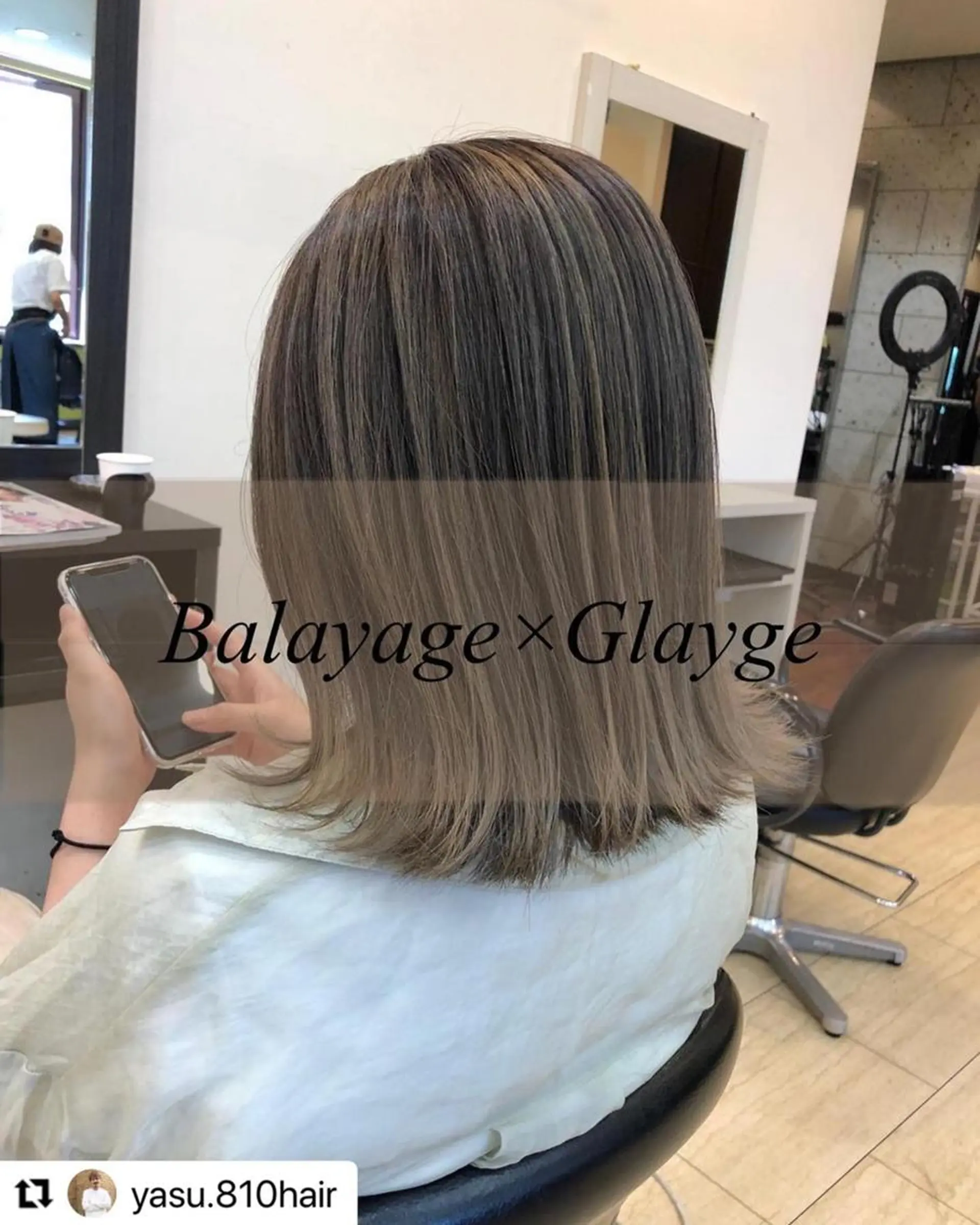 ミディアム カラー メンズ メンズバレイヤージュ メンズブリーチ メンズハイトーン バレイヤージュ ブリーチ 🩷Eny terrace🩷のヘアスタイル