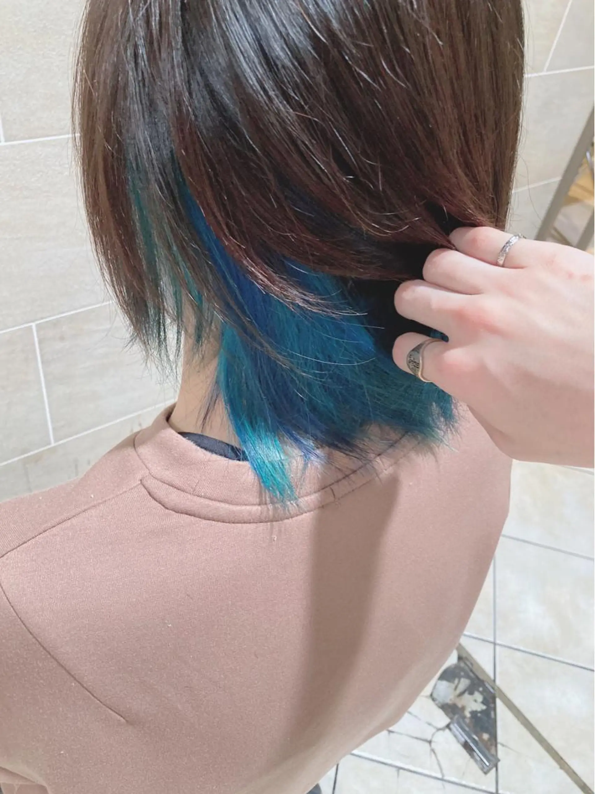 ショート カラー ヘアカラー 宮原 佳苗のヘアスタイル