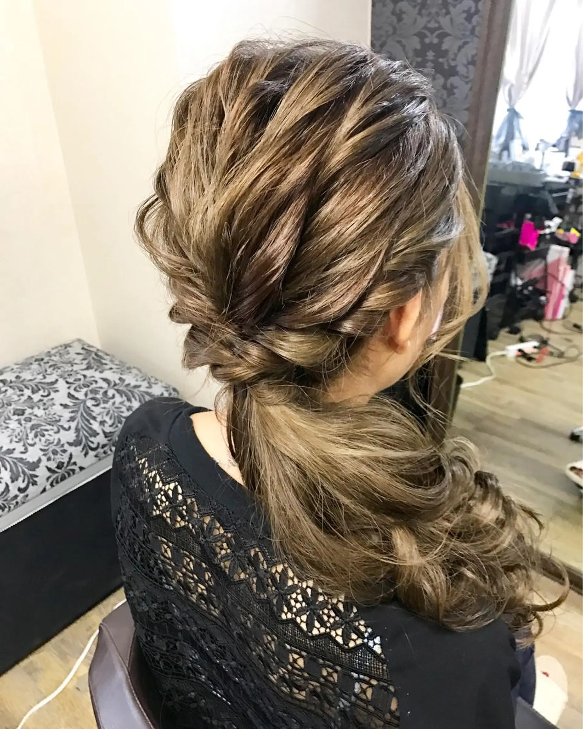 ロング ヘアアレンジ ヘアセット プレシャス所属・池田 景子のヘアスタイル