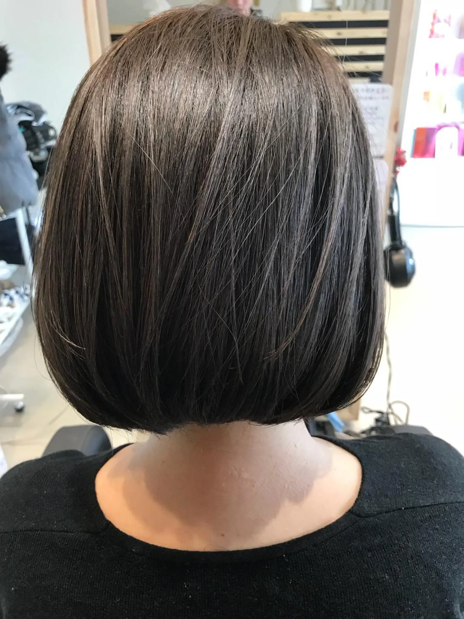 ショート カラー アディクシーカラー 透明感カラー ハイライトカラー ハイライト ヘアカラー トリートメント 大久保 隆蔵のヘアスタイル