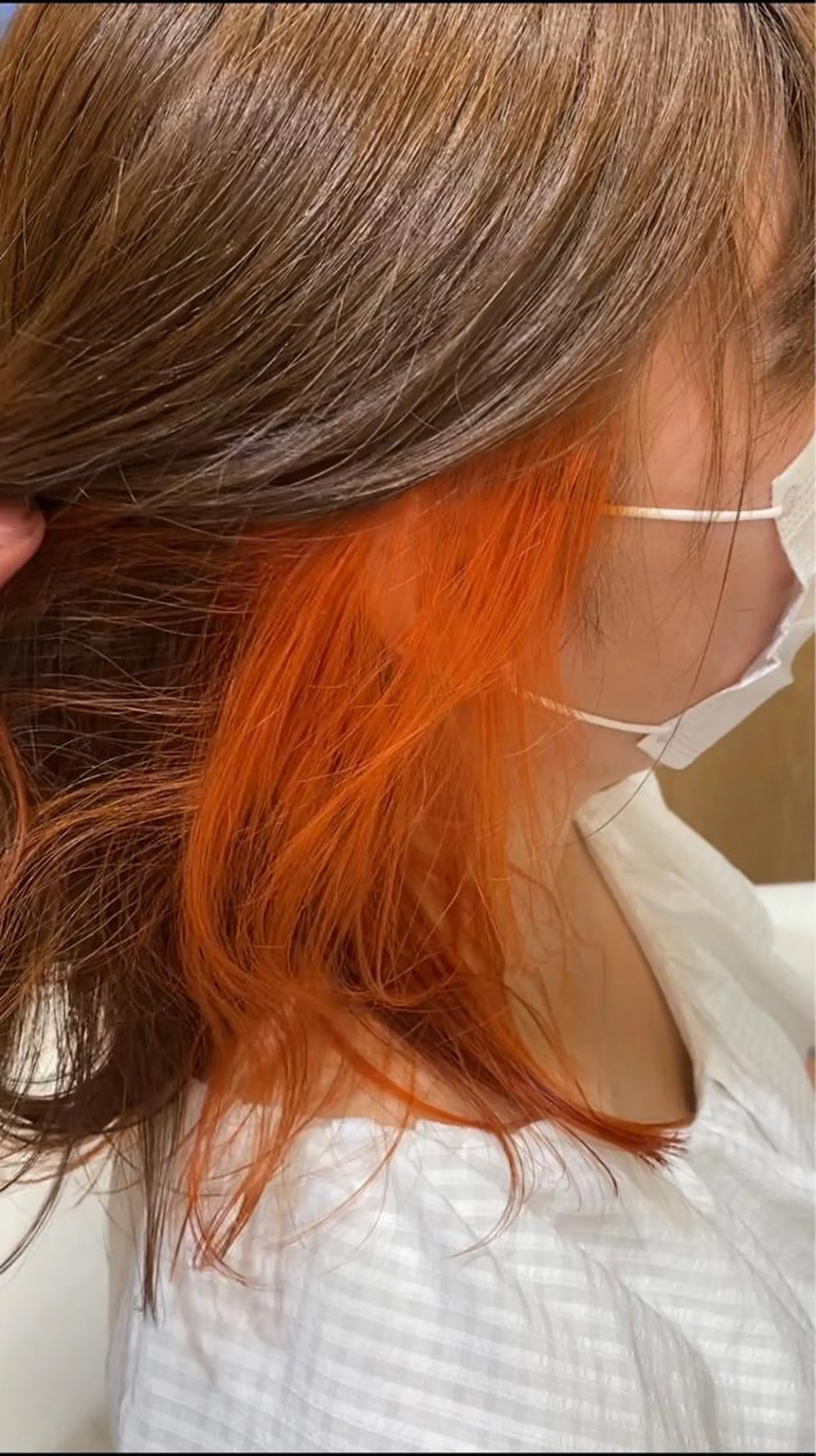 ミディアム カラー レイヤー/艶カラー /韓国ヘア/高松のヘアスタイル