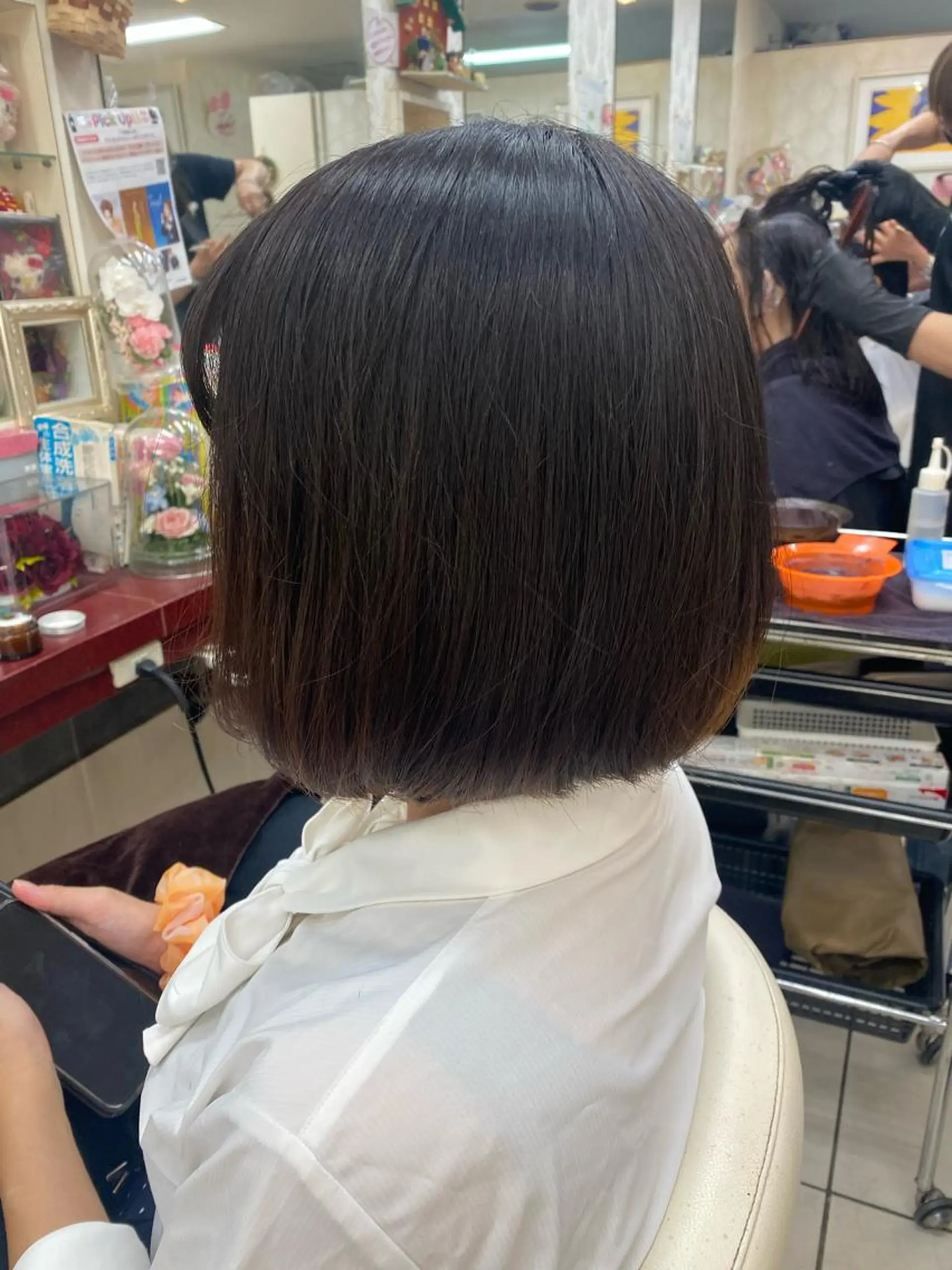 ショート ボブ 縮毛矯正専門店　美容室ハース所属・ウィリアム シュウのヘアスタイル