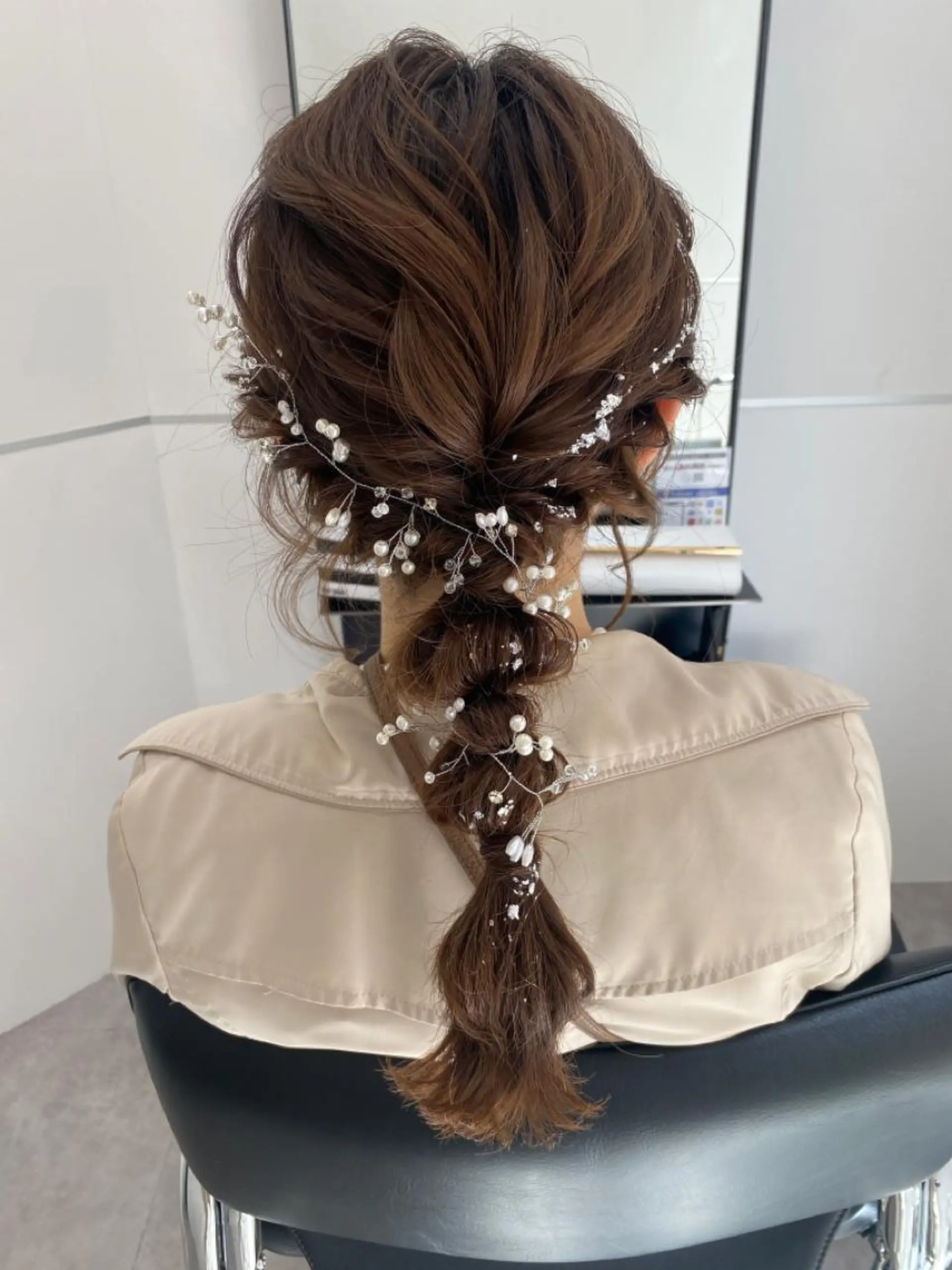 ヘアアレンジ ヘアセット 顔骨格似合わせカット 乾陽菜のヘアスタイル