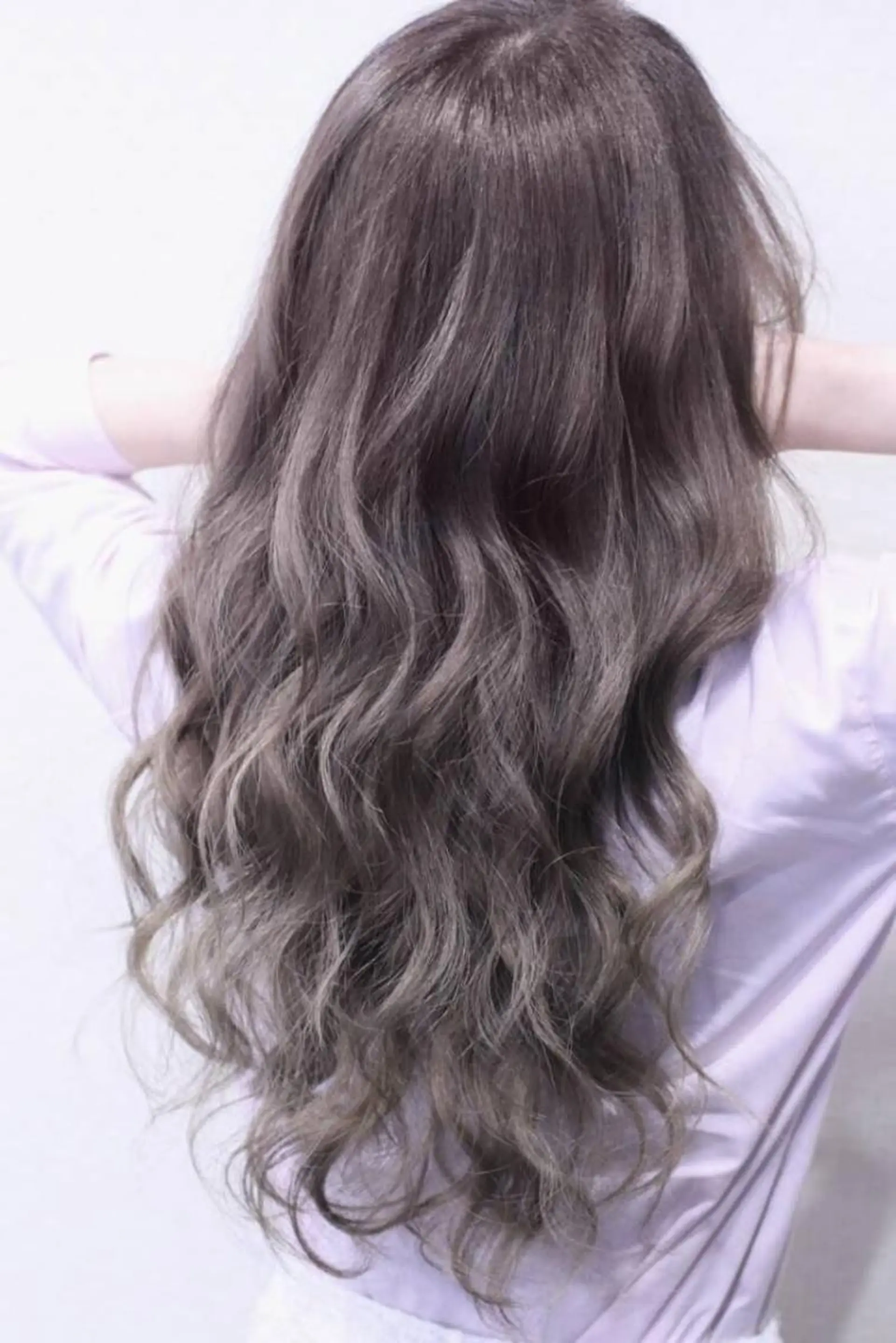 ロング カラー チビ編み込みエクステ シールEXどぅ〜すのヘアスタイル