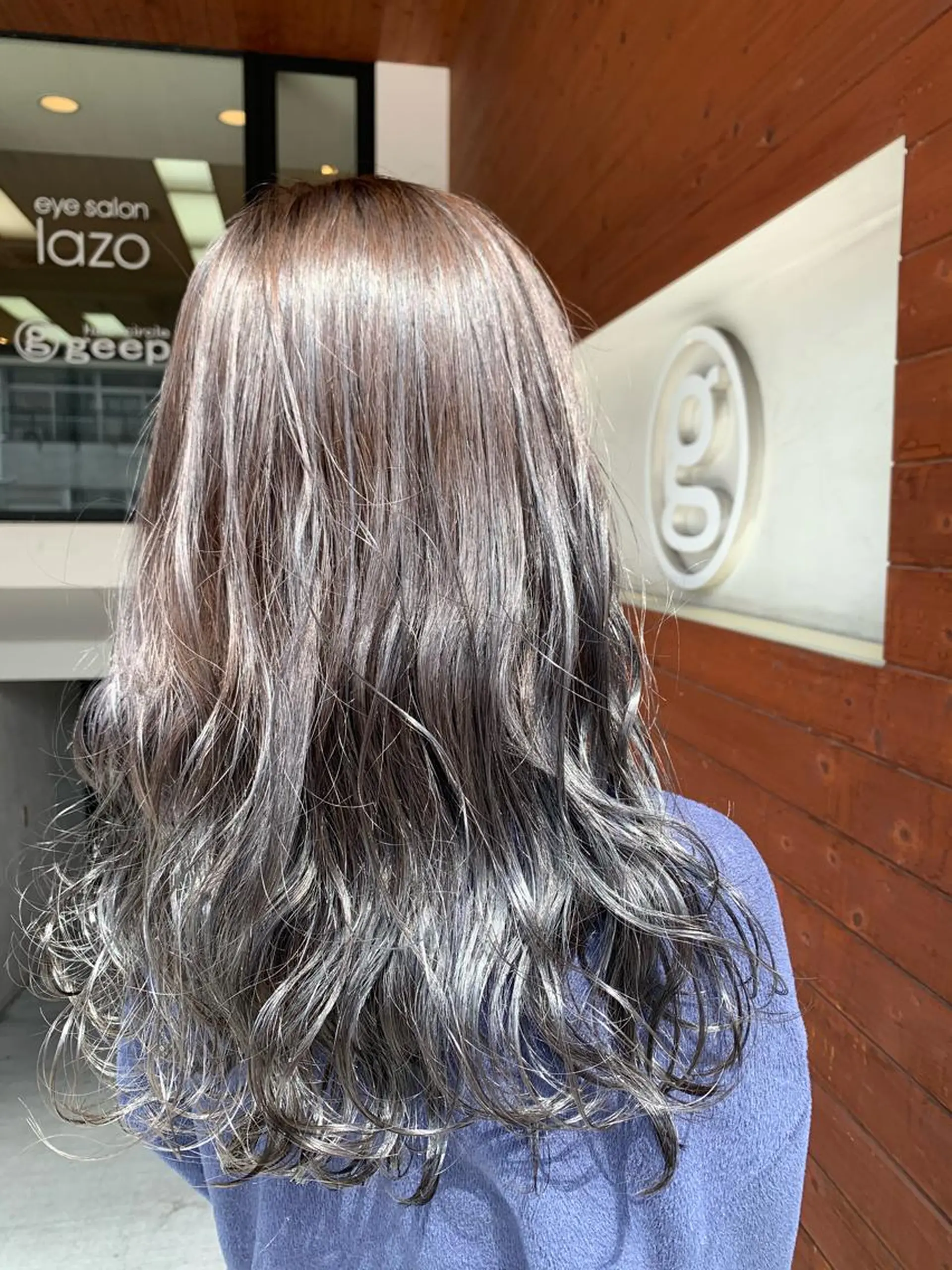 ロング カラー ヘアカラー トリートメント IORI #韓国ヘア#髪質改善のヘアスタイル