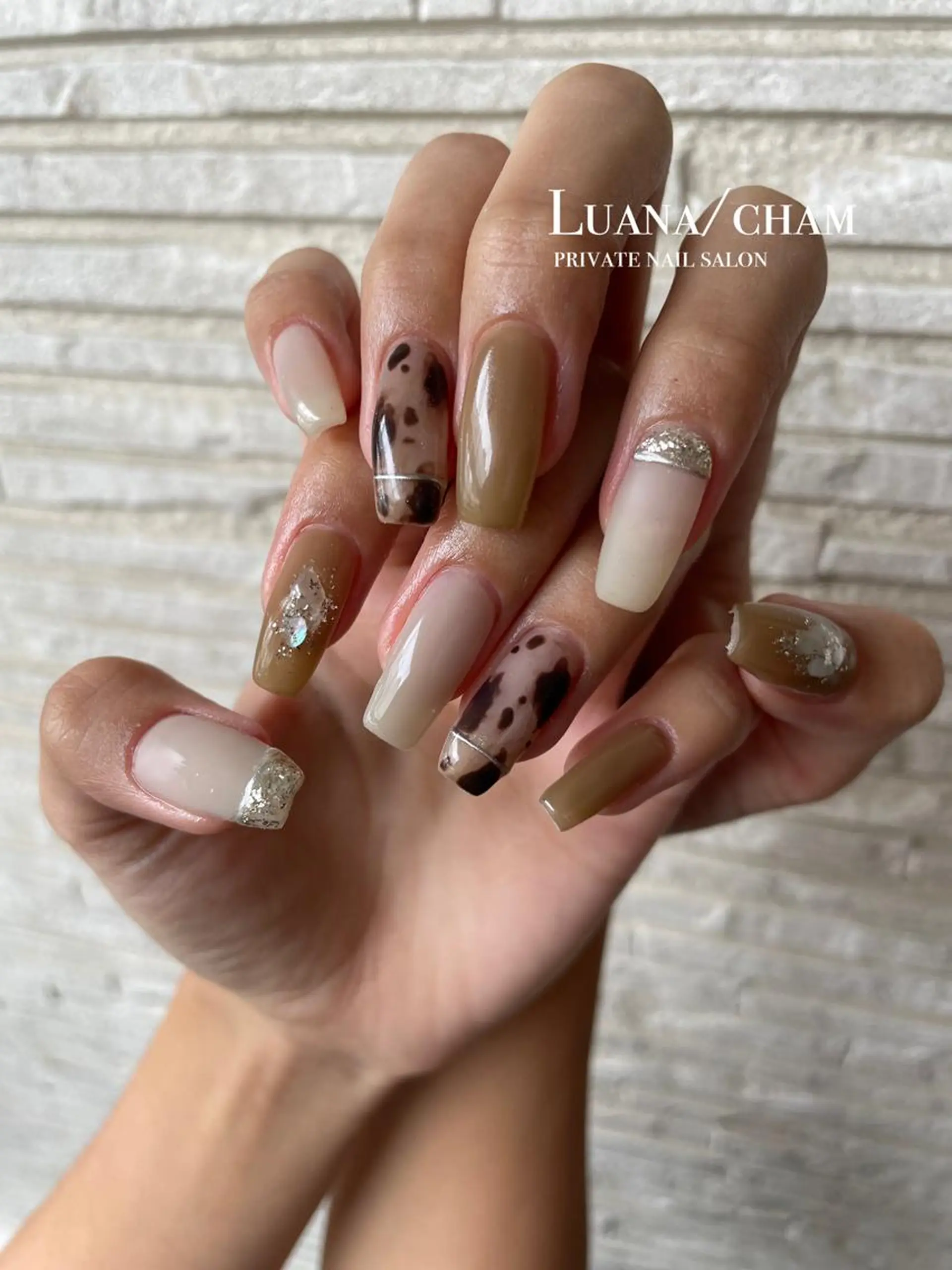 ロング ネイル nail salon neigeのネイルデザイン