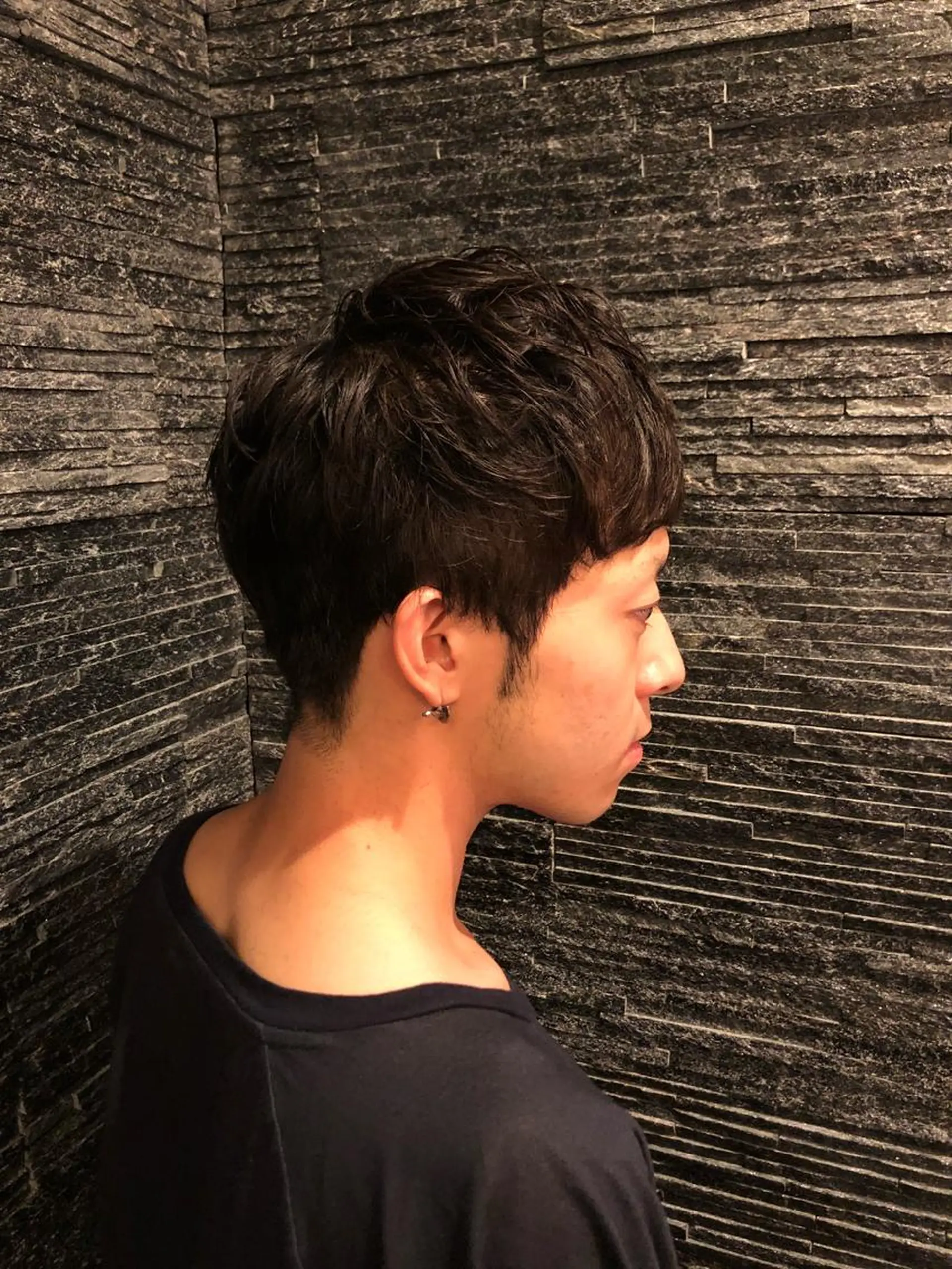 ミディアム メンズ HIRO GINZA BARBER SHOP 大阪所属・木村 りきのヘアスタイル