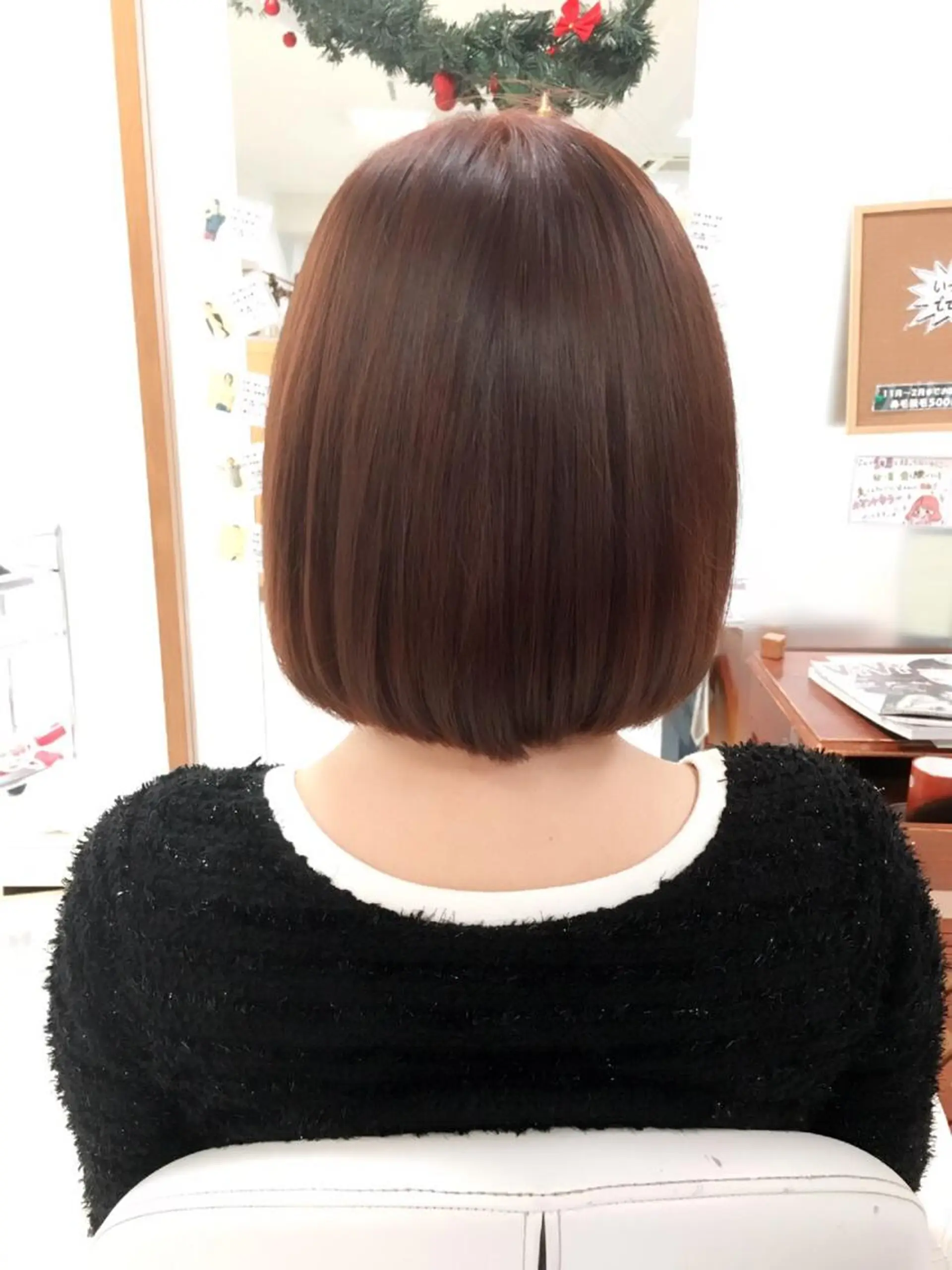 ショート カラー ショートボブ ブラウンカラー ボブ ショートヘア 岡本 拓朗のヘアスタイル