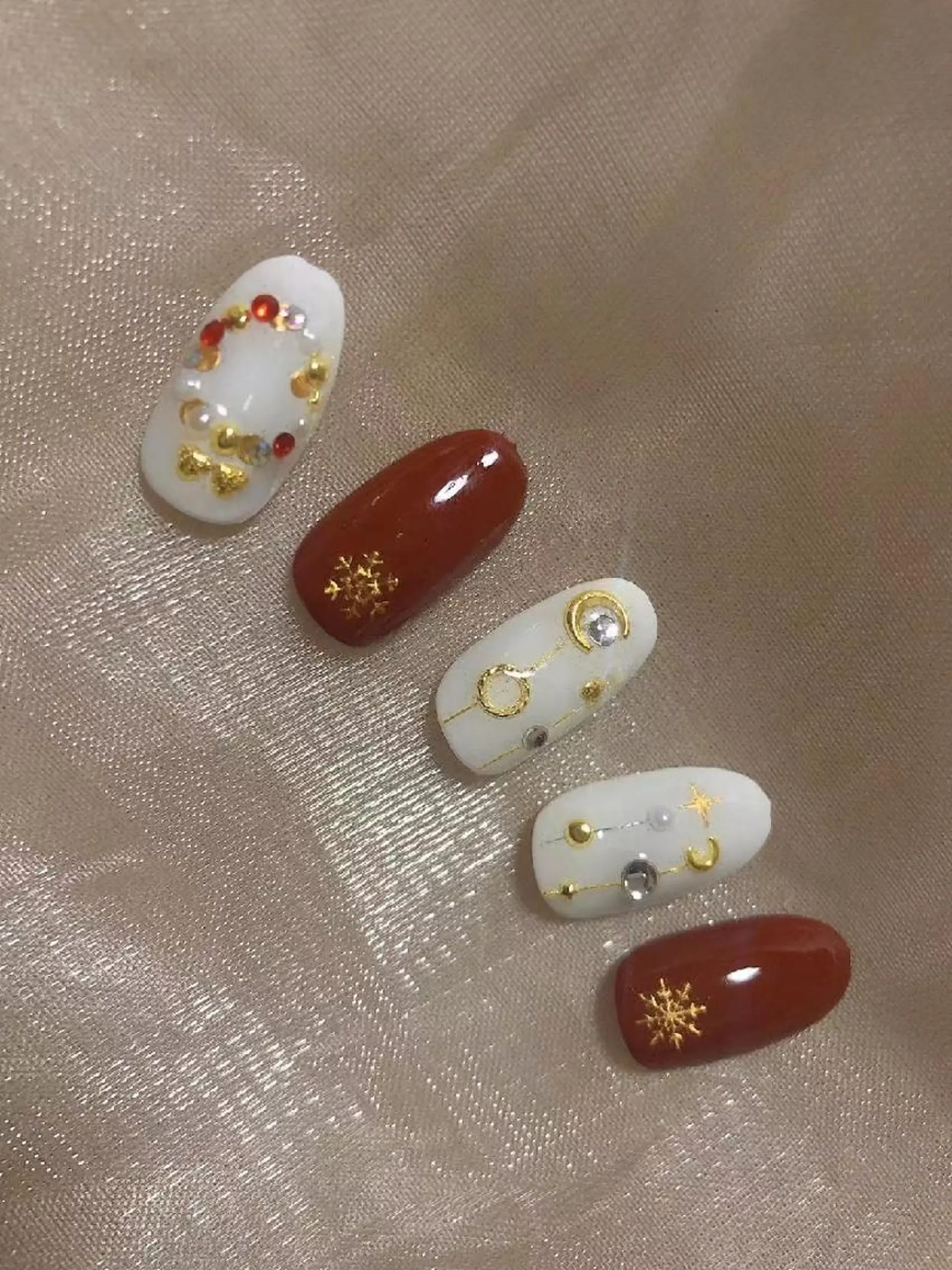 ネイル 冬ネイル クリスマス Ali 新小岩 ネイル専門のネイルデザイン