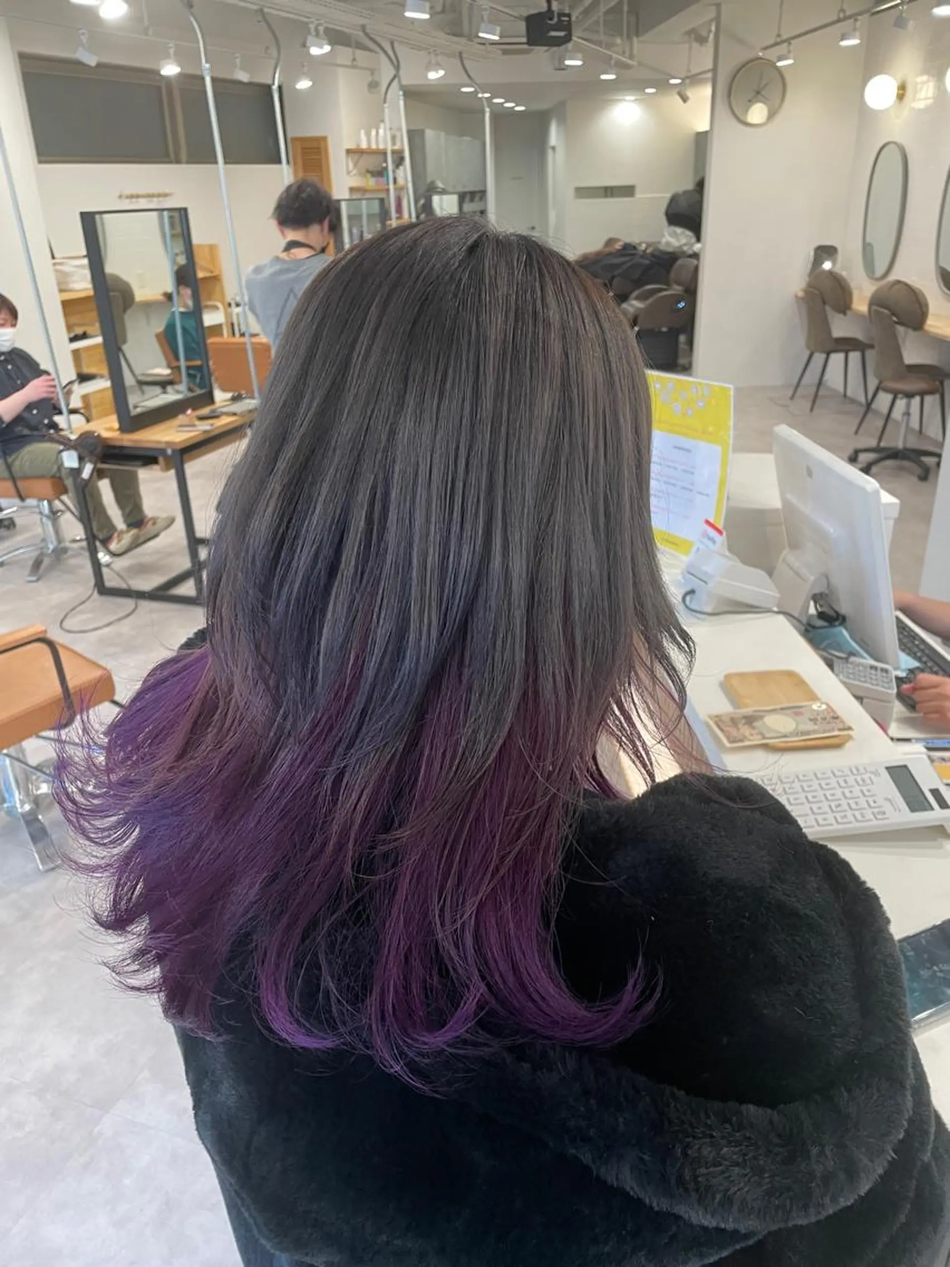 ミディアム カラー カット ヘアカラー トリートメント SHIAN橋本店 おぐちまほのヘアスタイル