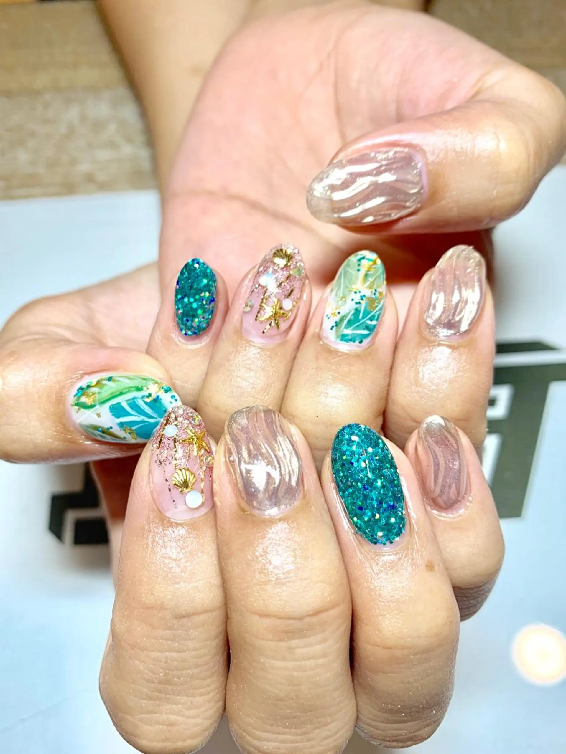 ネイル ハンドネイル JuniNail 주니네일🇰🇷suのネイルデザイン