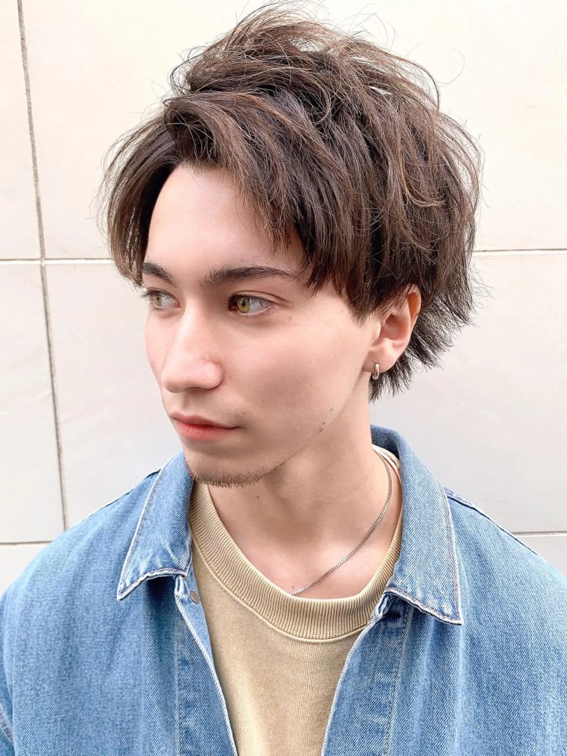 ショート メンズ アップバング 【代表】 高瀬慎也/縮毛矯正のヘアスタイル