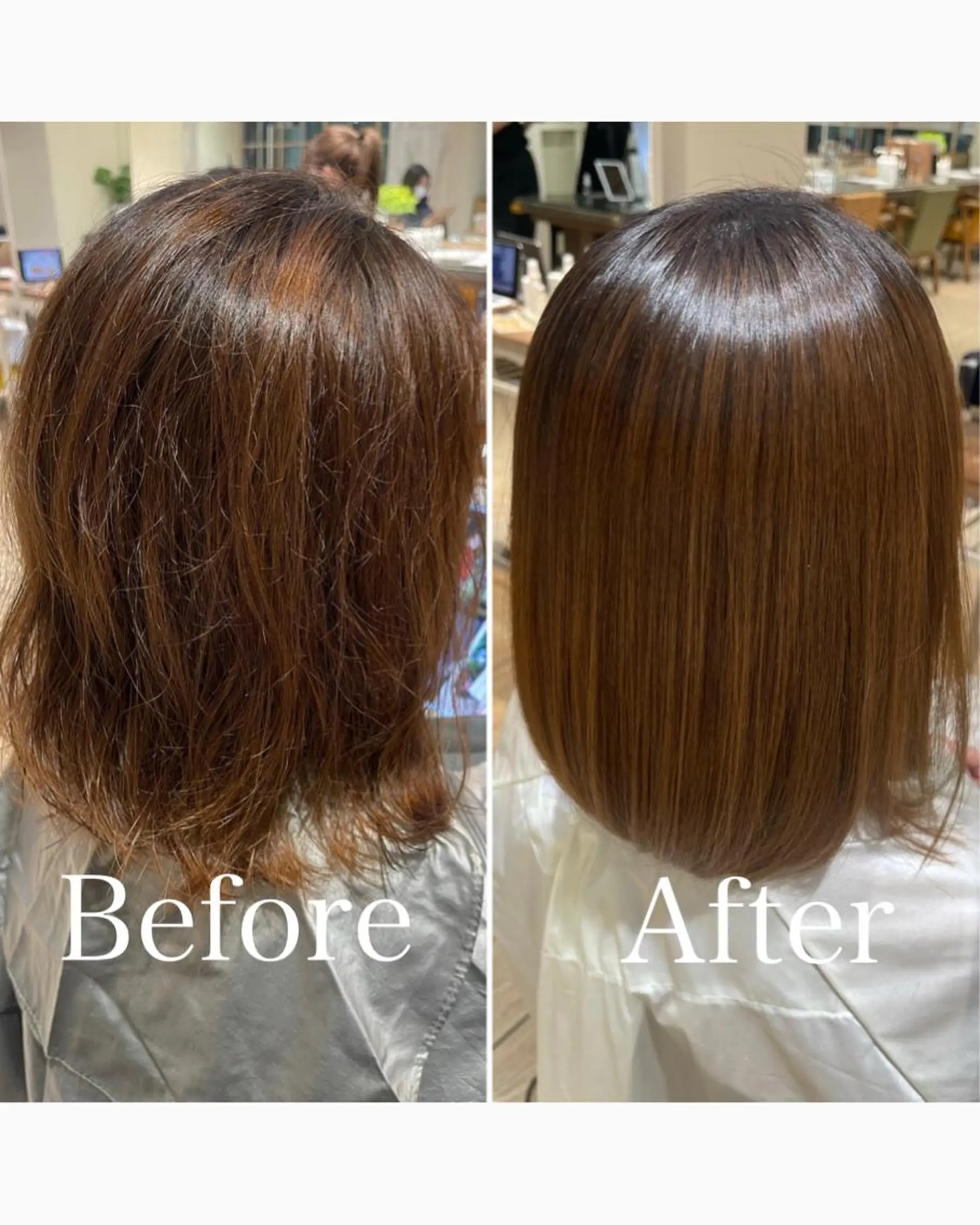 ミディアム 縮毛矯正 井上晃輔/ショート /ボブ/ミディアムのヘアスタイル