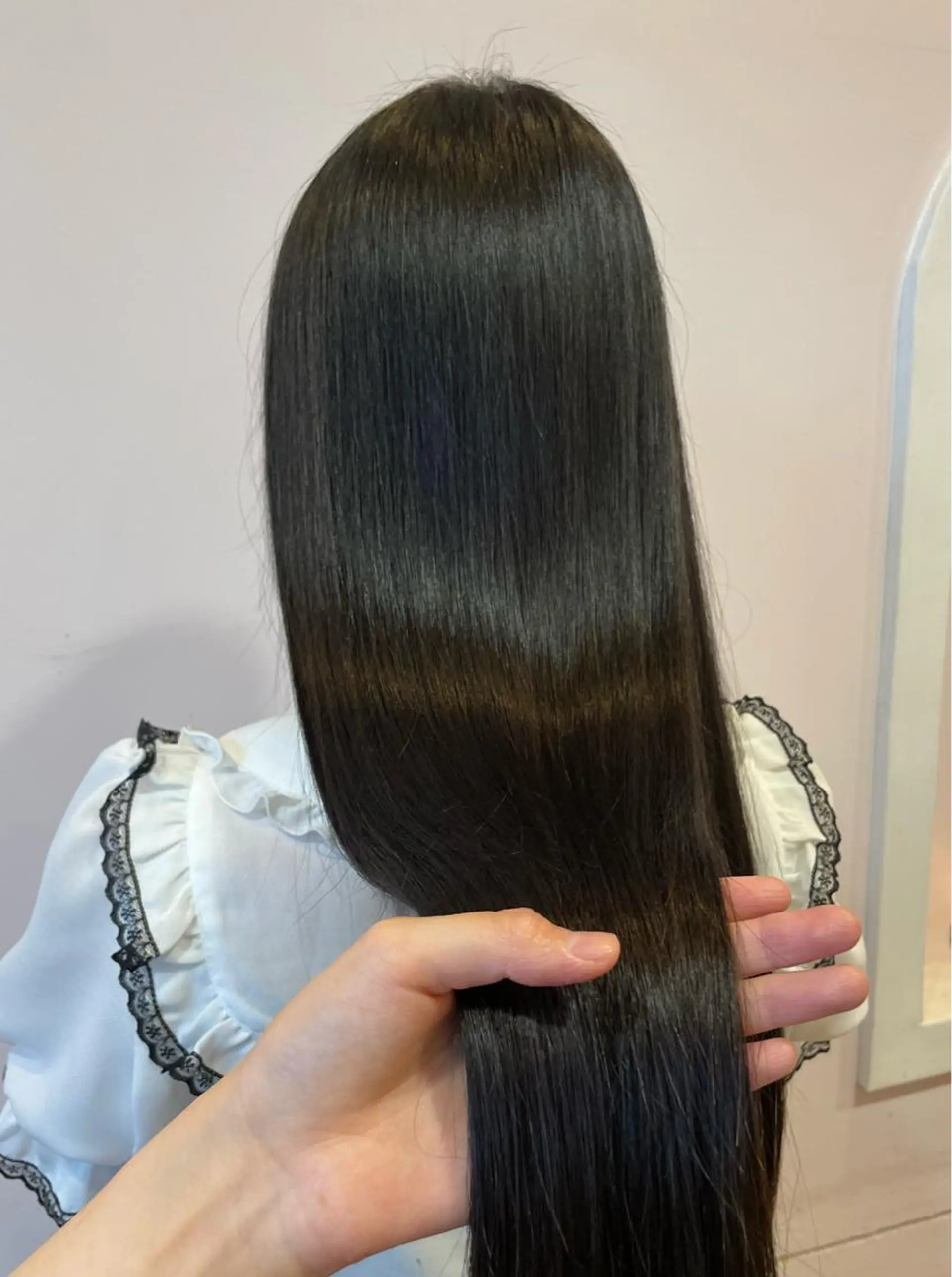 ロング カラー パーマ ヘアアレンジ 髪質改善 ストレートパーマ 🌸HONOKA🌸 【グレージュ】のヘアスタイル