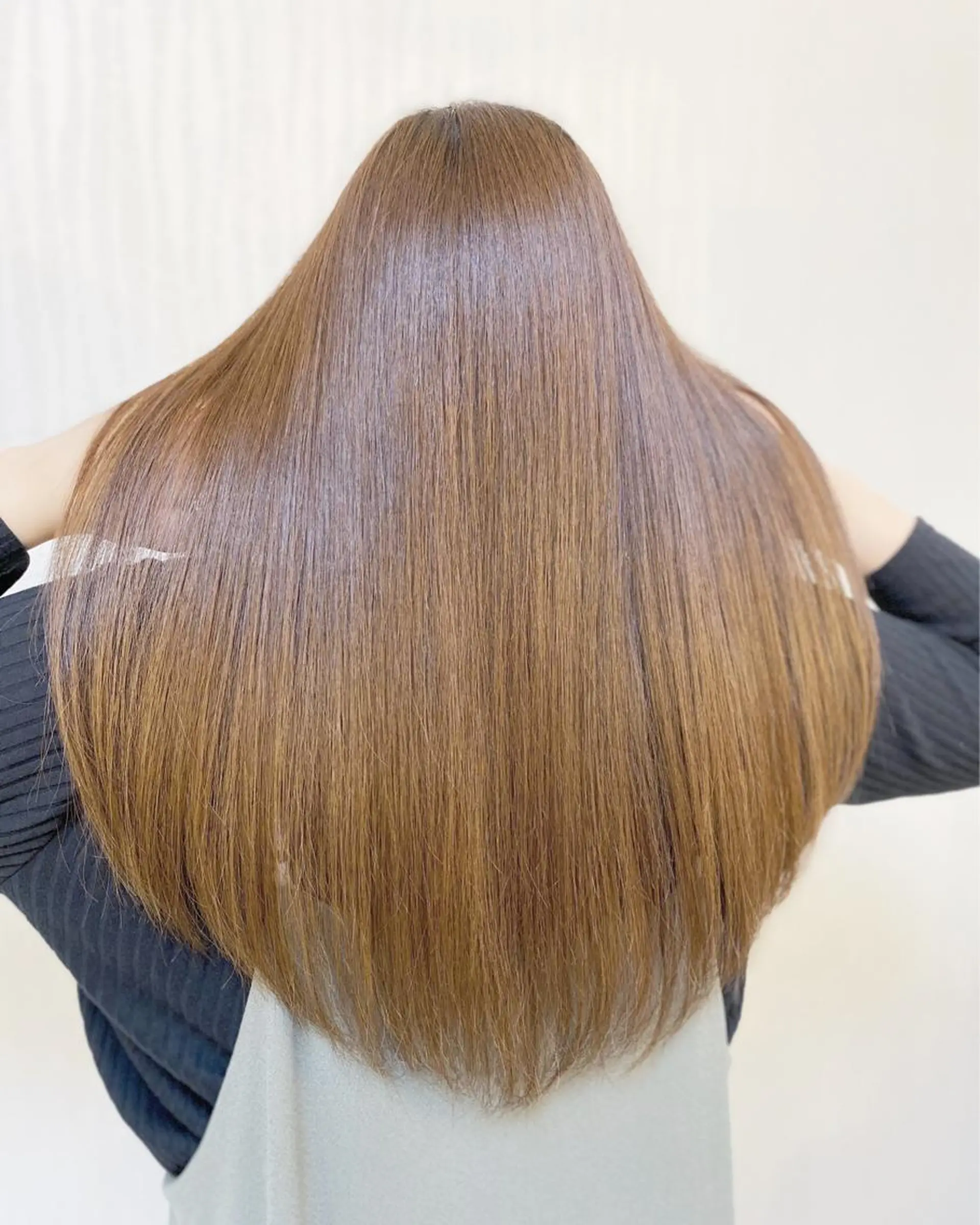 ロング カラー アディクシーカラー アクアカラー トリートメント トリートメント YURI ✨のヘアスタイル