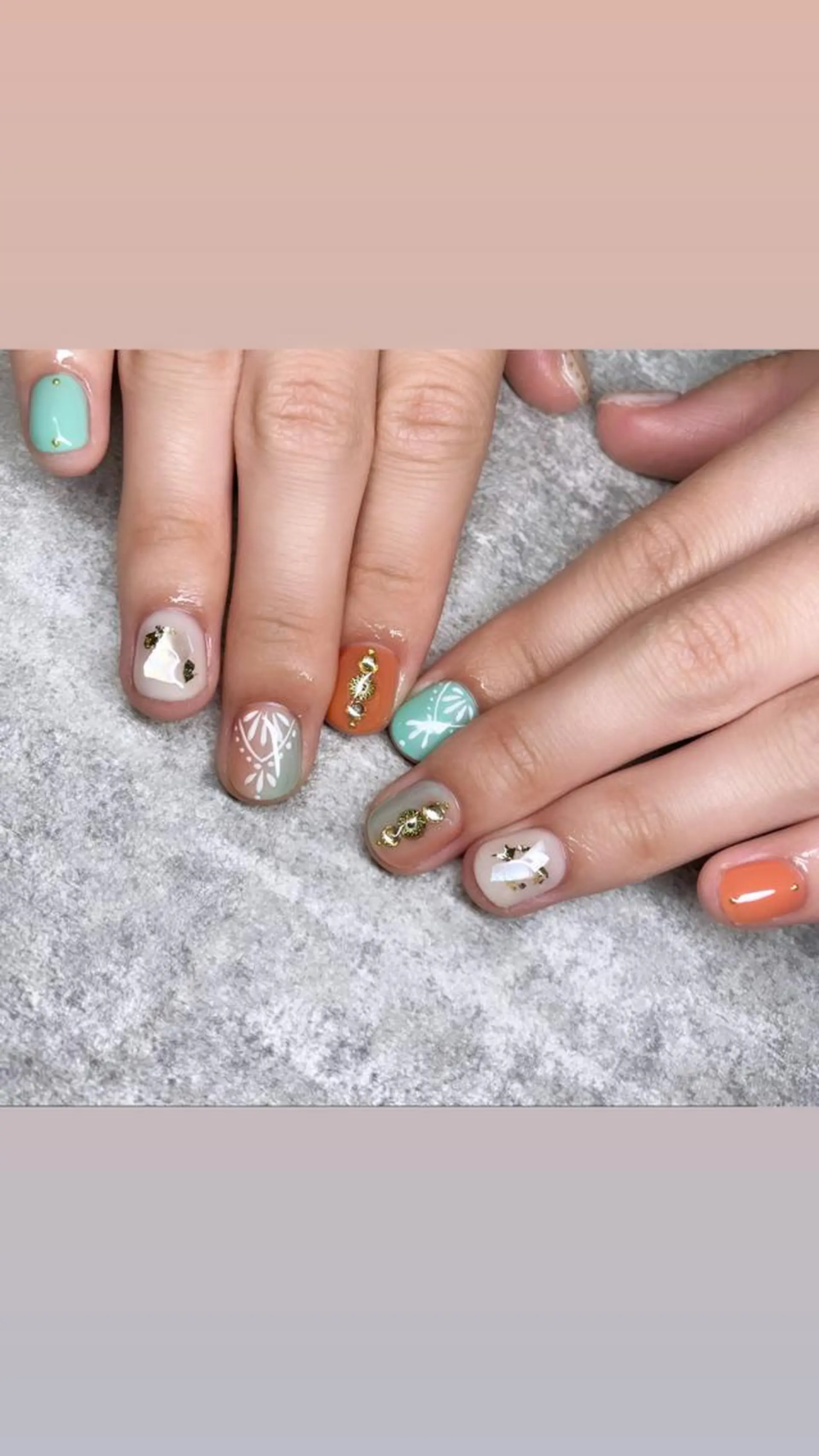 ネイル フットネイル フレンチネイル ジェルネイル 韓国ネイル マグネットネイル ハンドネイル nail salon fee（フィー）のネイルデザイン