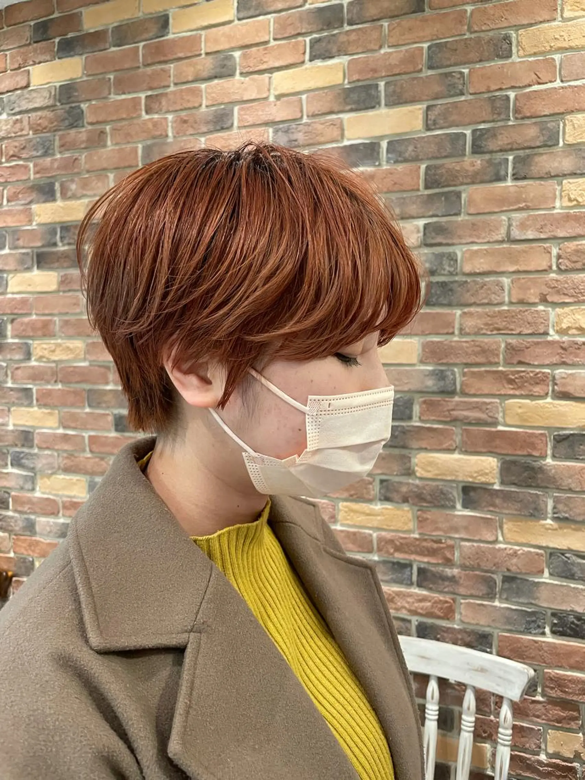 ショート カラー/髪質改善 レイヤー/vagueのヘアスタイル