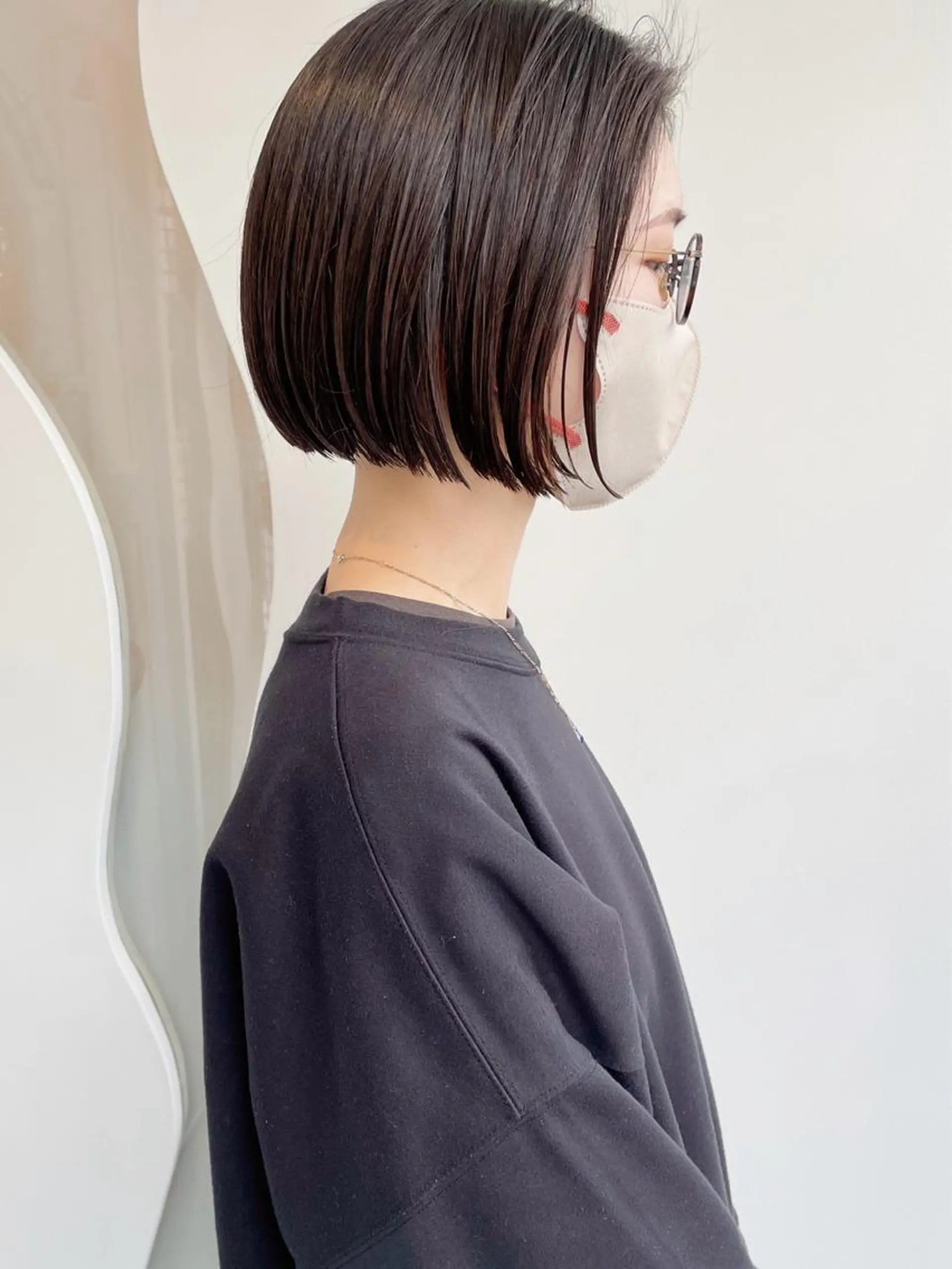 ショート 切りっぱなしボブ ボブ カット ヘアカラー 【ボブ/個室サロン】 癒し空間mimuraのヘアスタイル