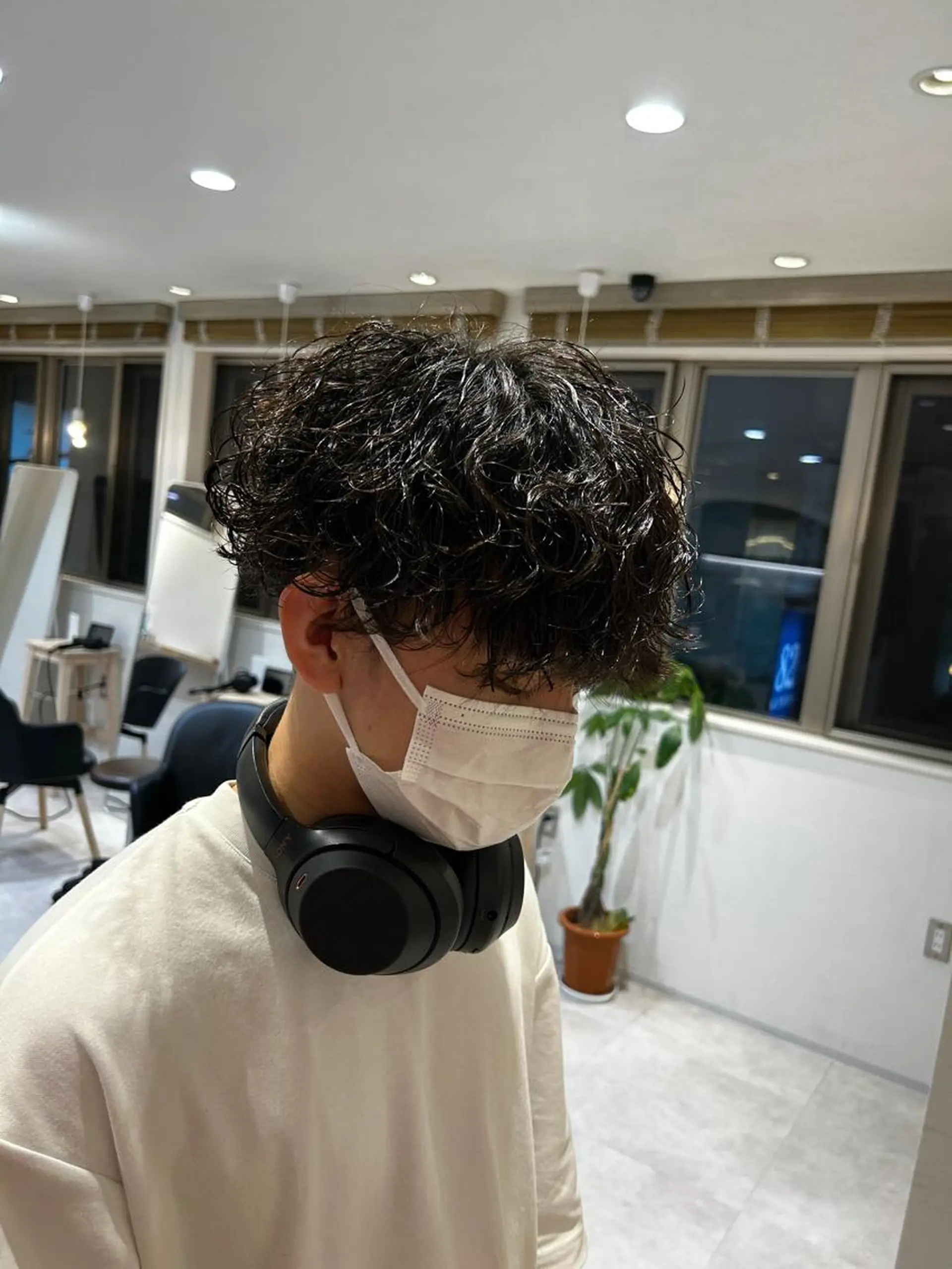 ショート パーマ メンズ AI TOKYO  横浜店所属・メンズ支持数No.1 👑リュウ👑のヘアスタイル