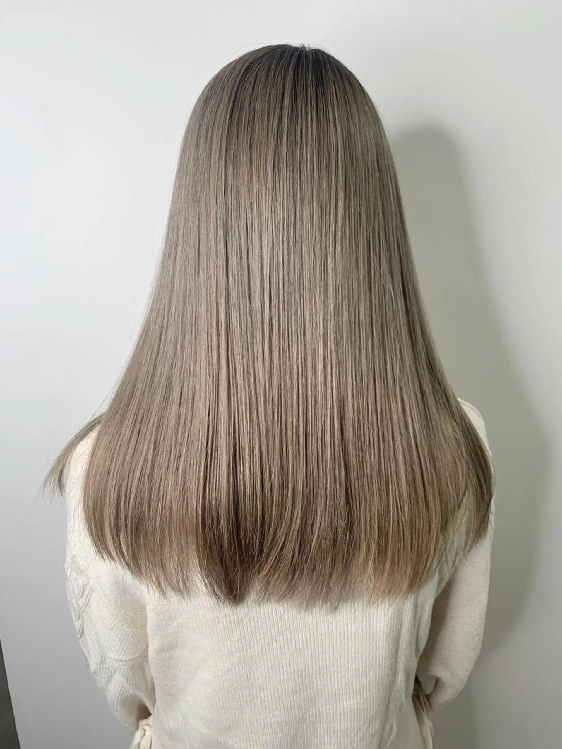 セミロング カラー ヘアカラー 亀井寿葵  京橋 /韓国ヘア/レイヤーのヘアスタイル