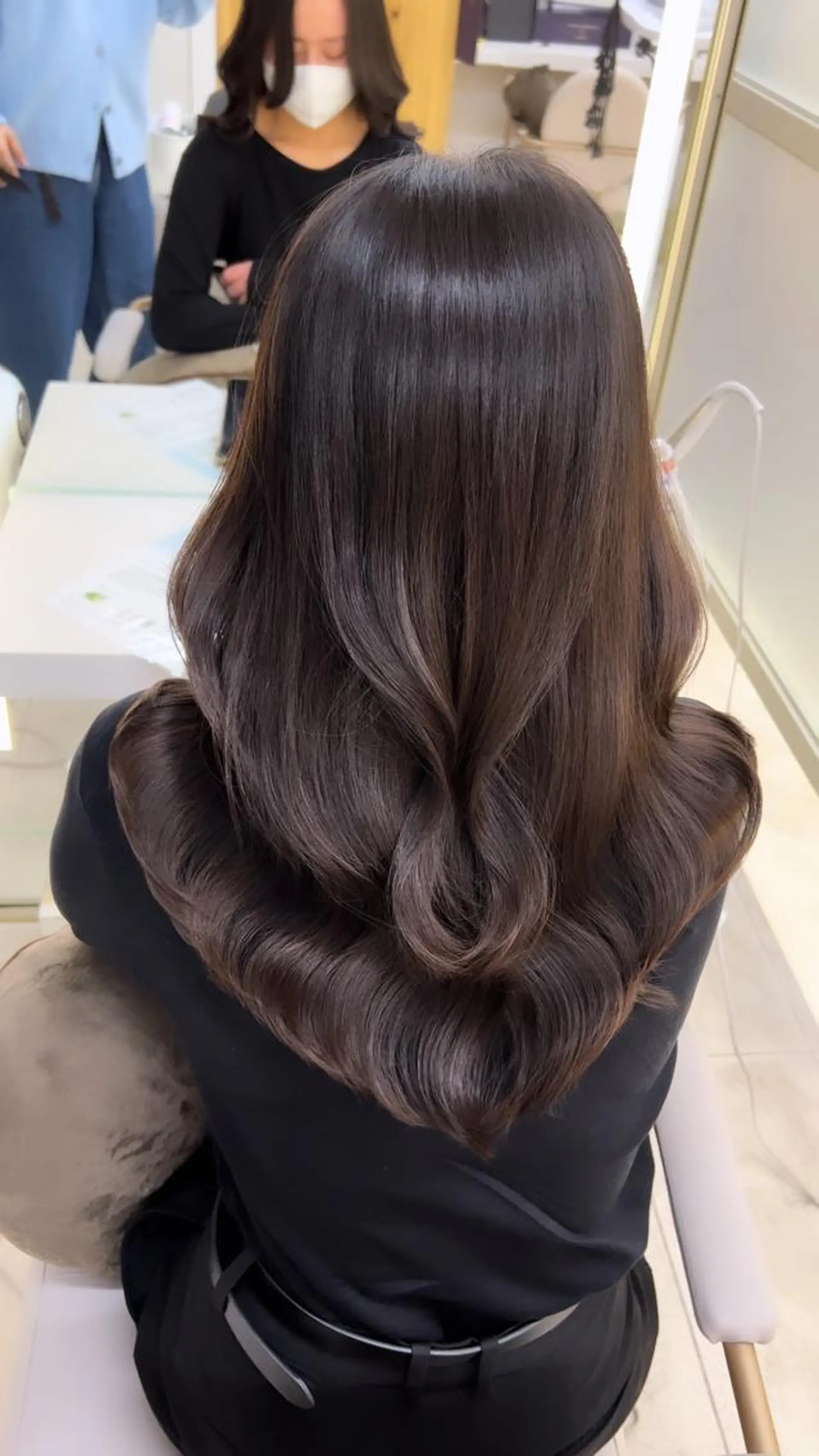 ロング カット トリートメント レイヤーカット/ 顔まわり/アオイのヘアスタイル