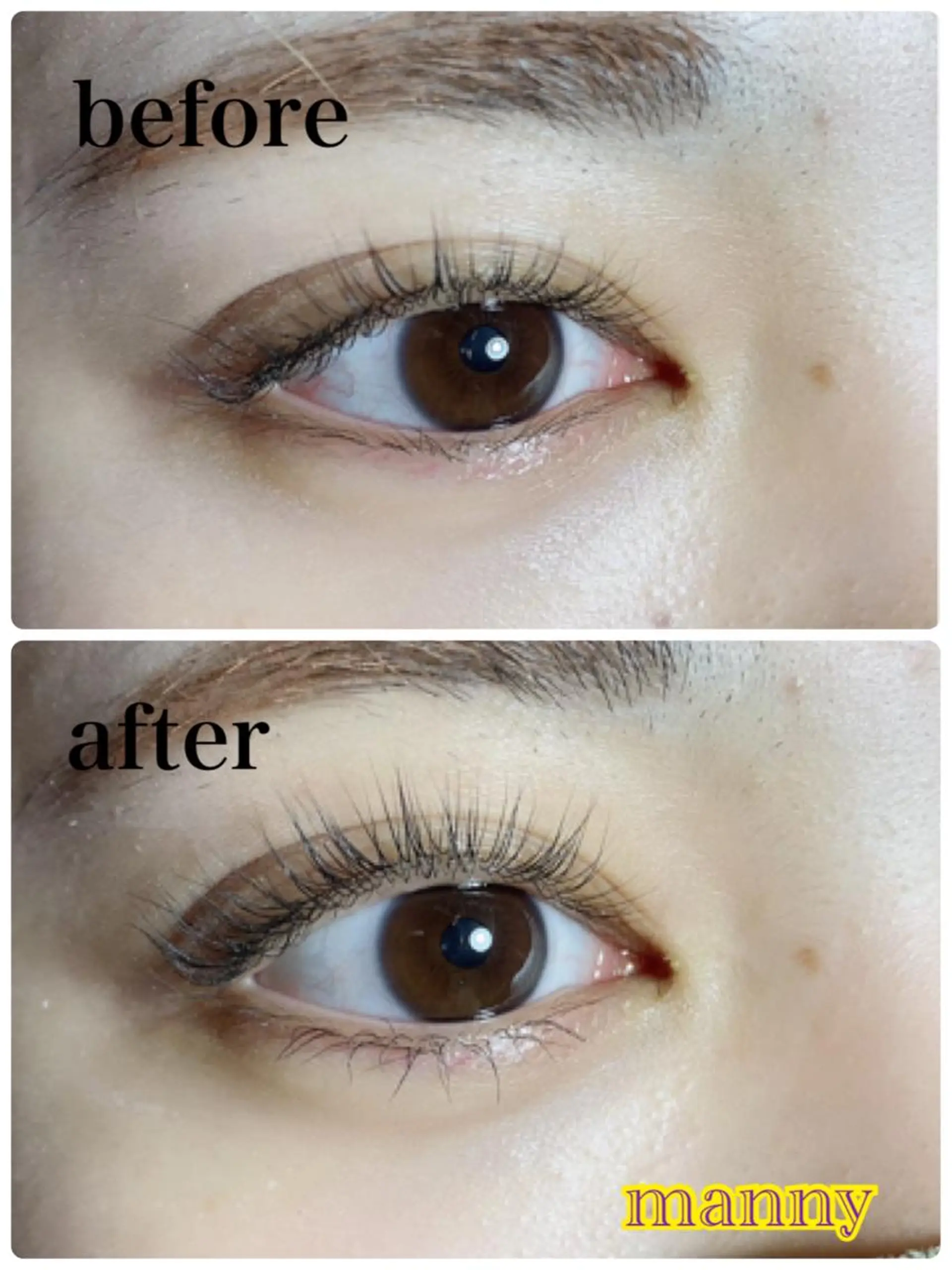 マツエク・マツパ マツパ manny eyelashのマツエク・マツパデザイン