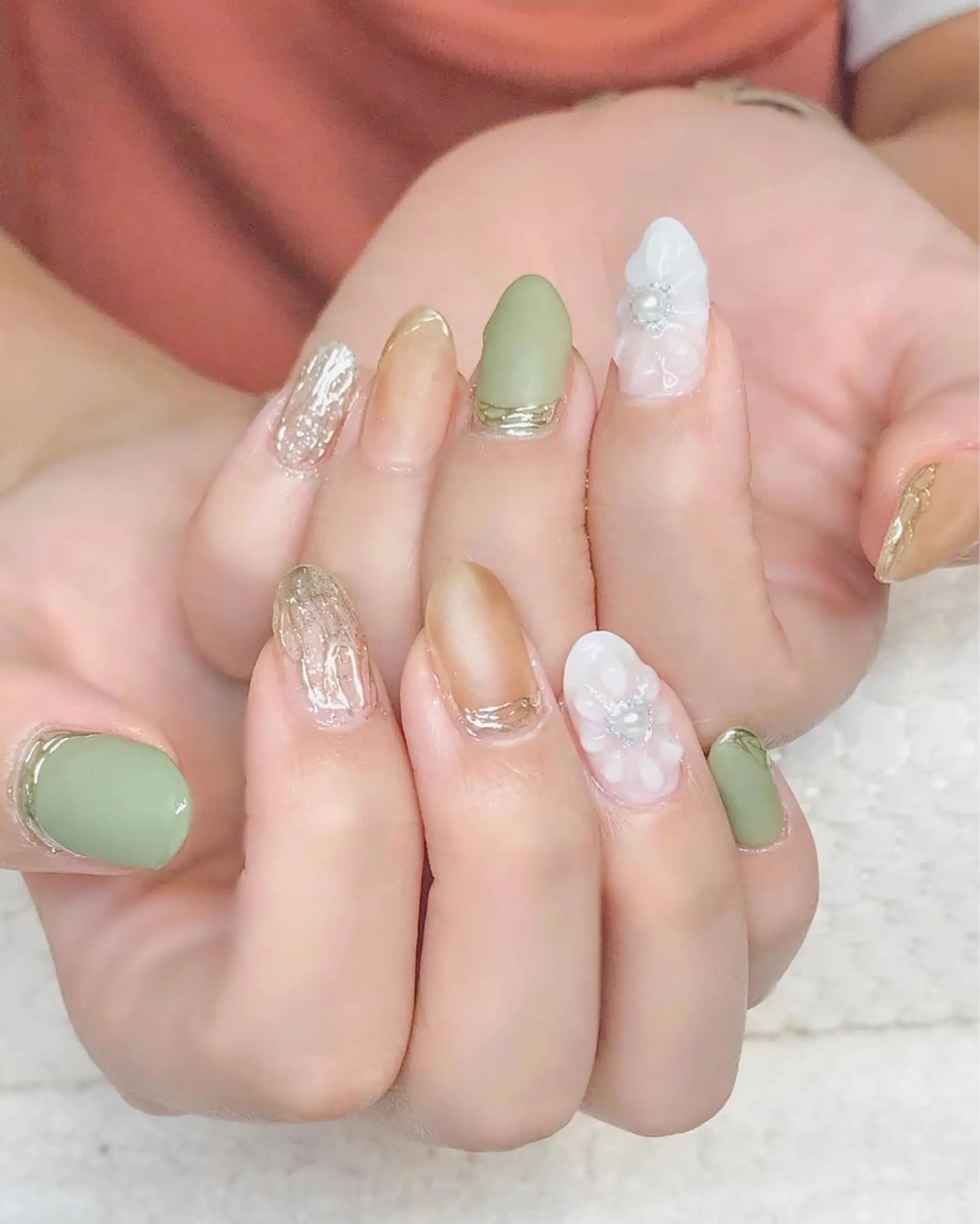 ネイル アートネイル フラワーネイル Nyanco Nailのネイルデザイン