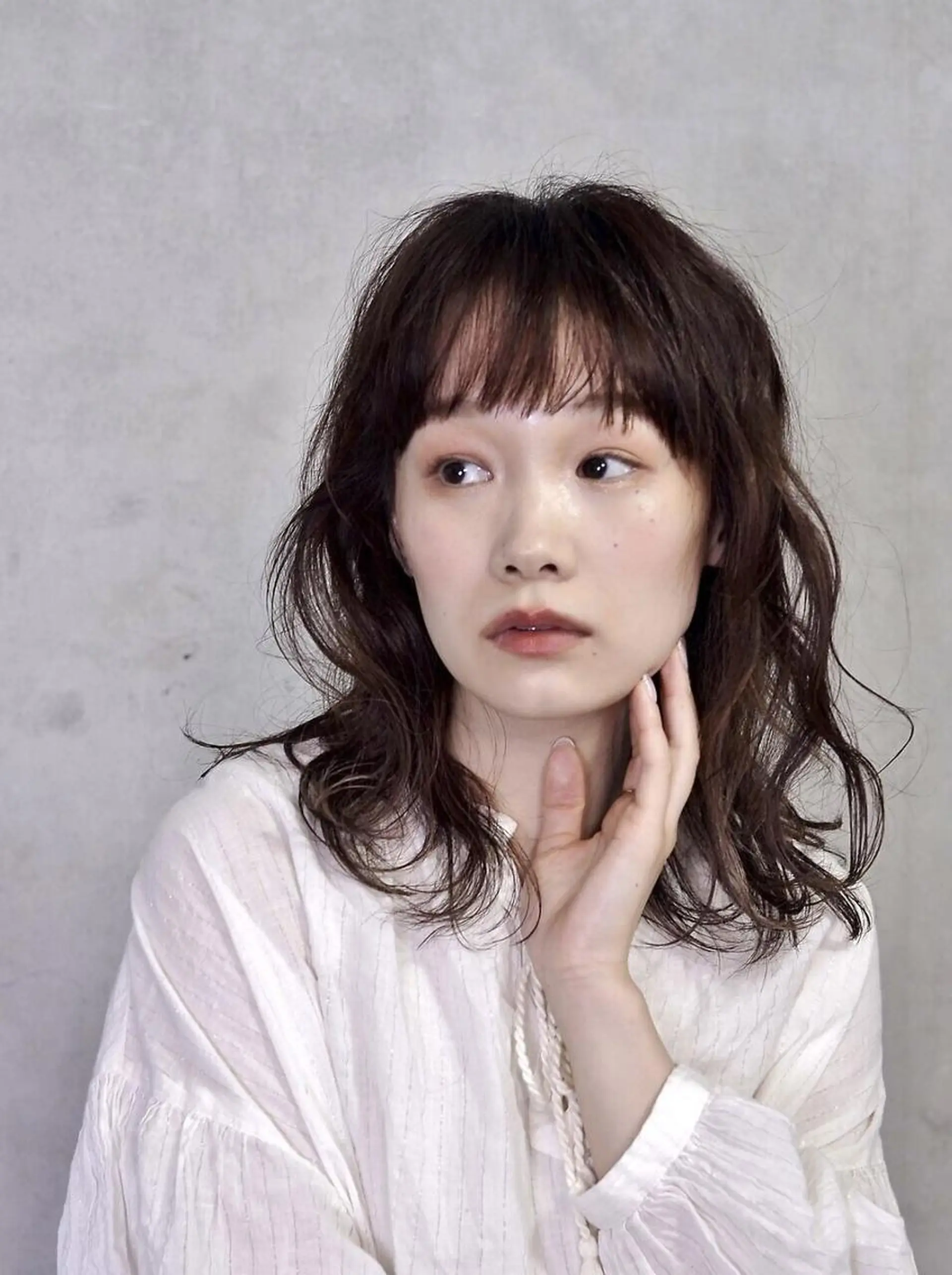 ミディアム ヘアカラー トリートメント 髪質改善/ヘアケア coiiはしもとはなのヘアスタイル