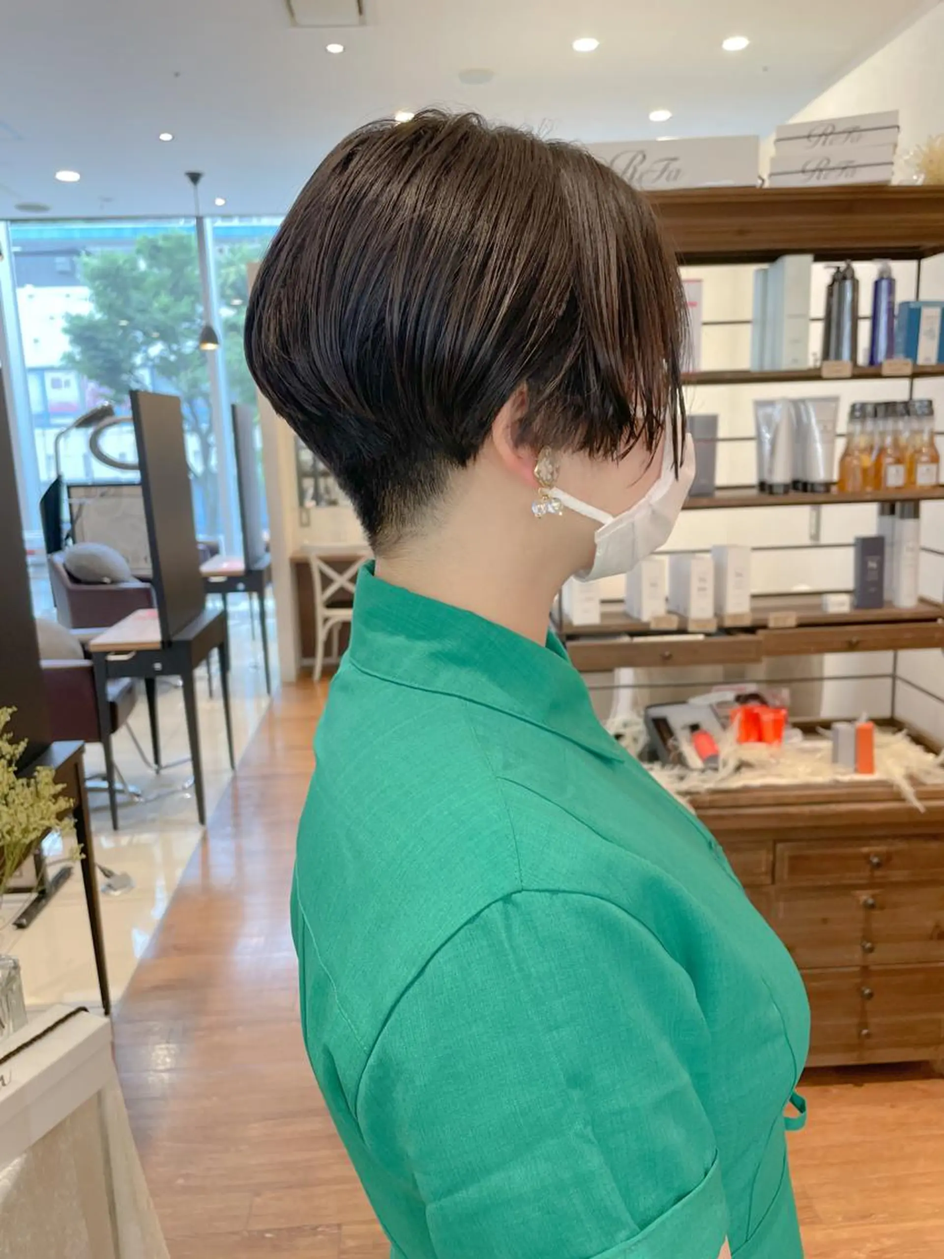 ショート 刈り上げ カット 髪質改善/ブリーチ 田代 龍我のヘアスタイル