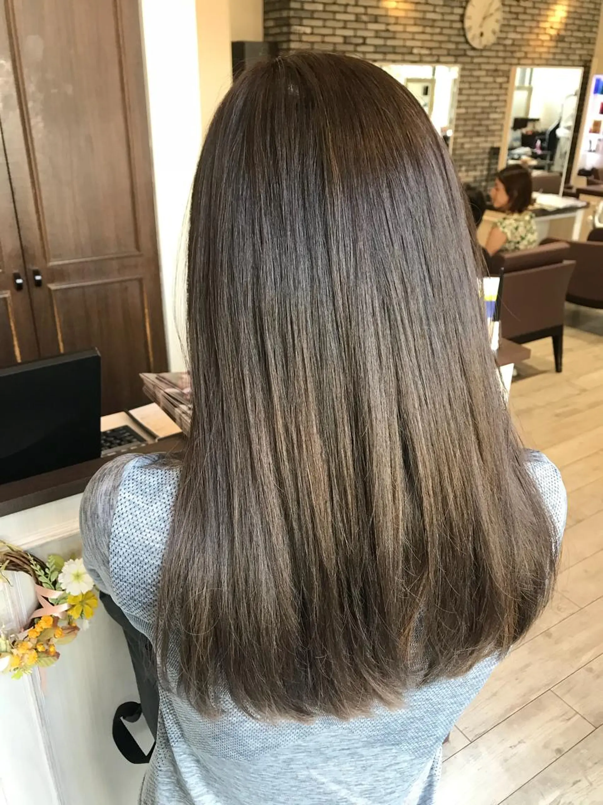 カラー ケアカラー 透明感カラー 似合わせ/ブリーチ カラー.岡田友仁のヘアスタイル